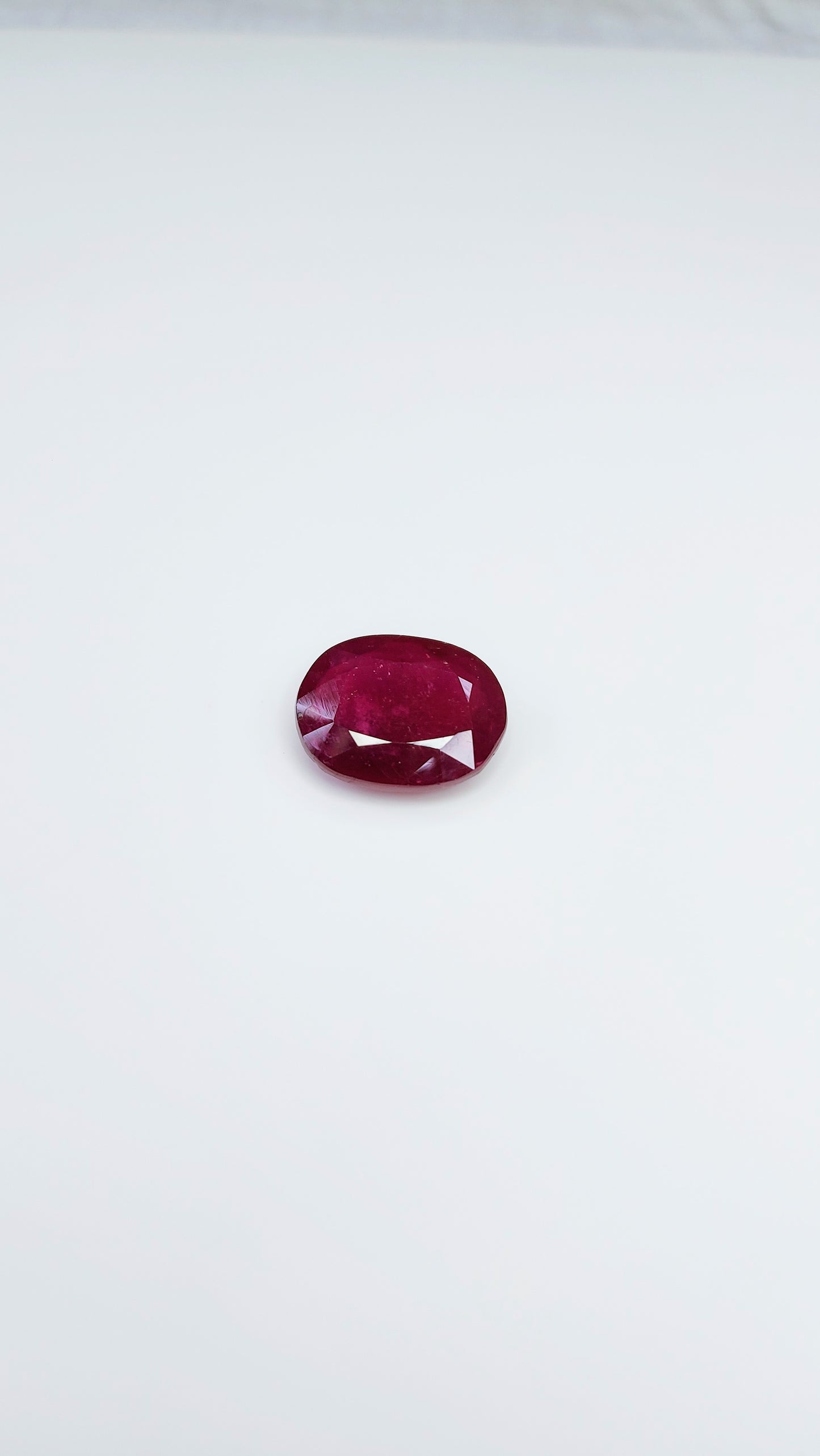 100% Natural Heat-Treated Oval Cut Ruby Loose Gemstones Ring Size July Birthstone for Astrology