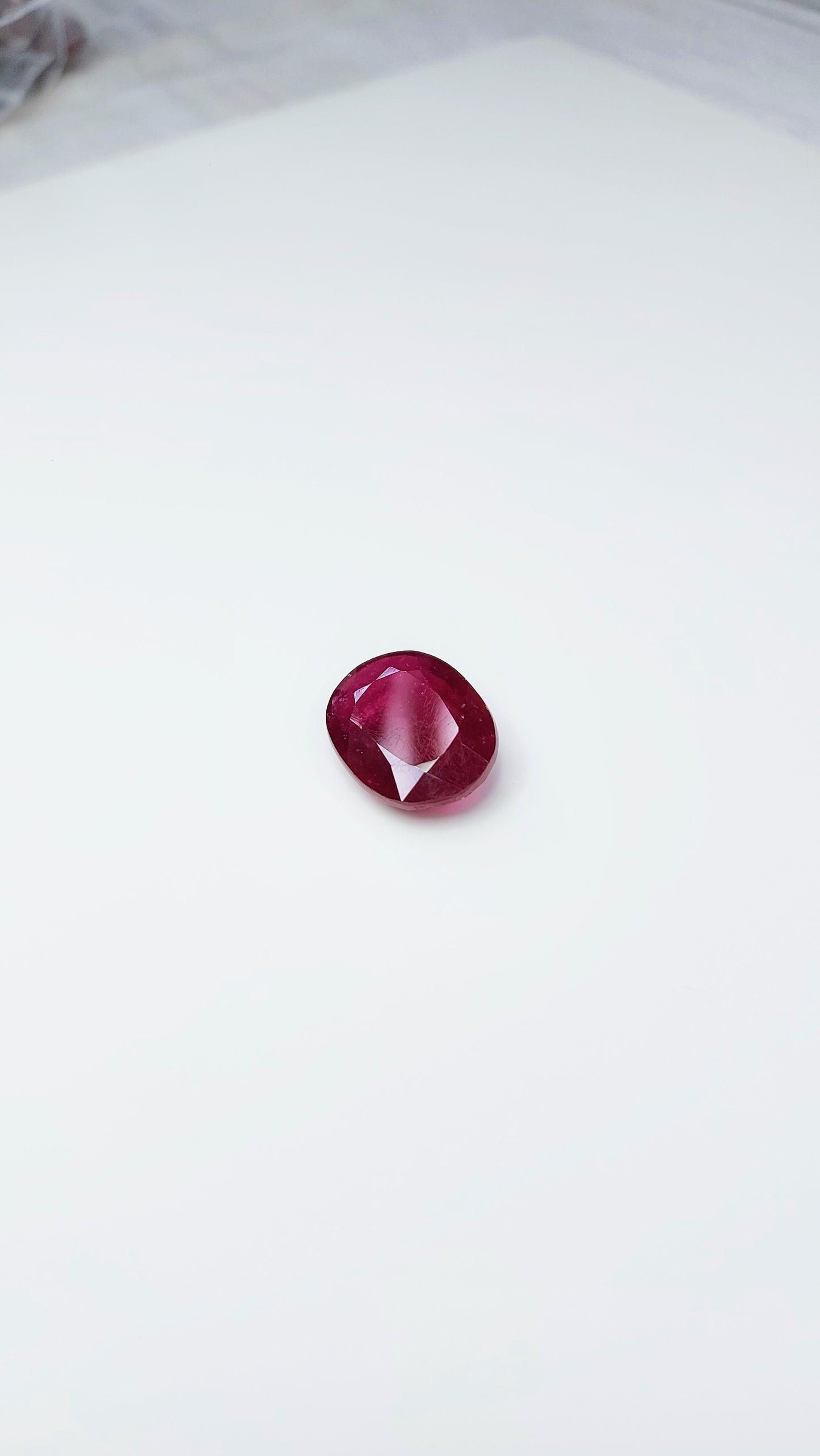 100% Natural Heat-Treated Oval Cut Ruby Loose Gemstones Ring Size July Birthstone for Astrology