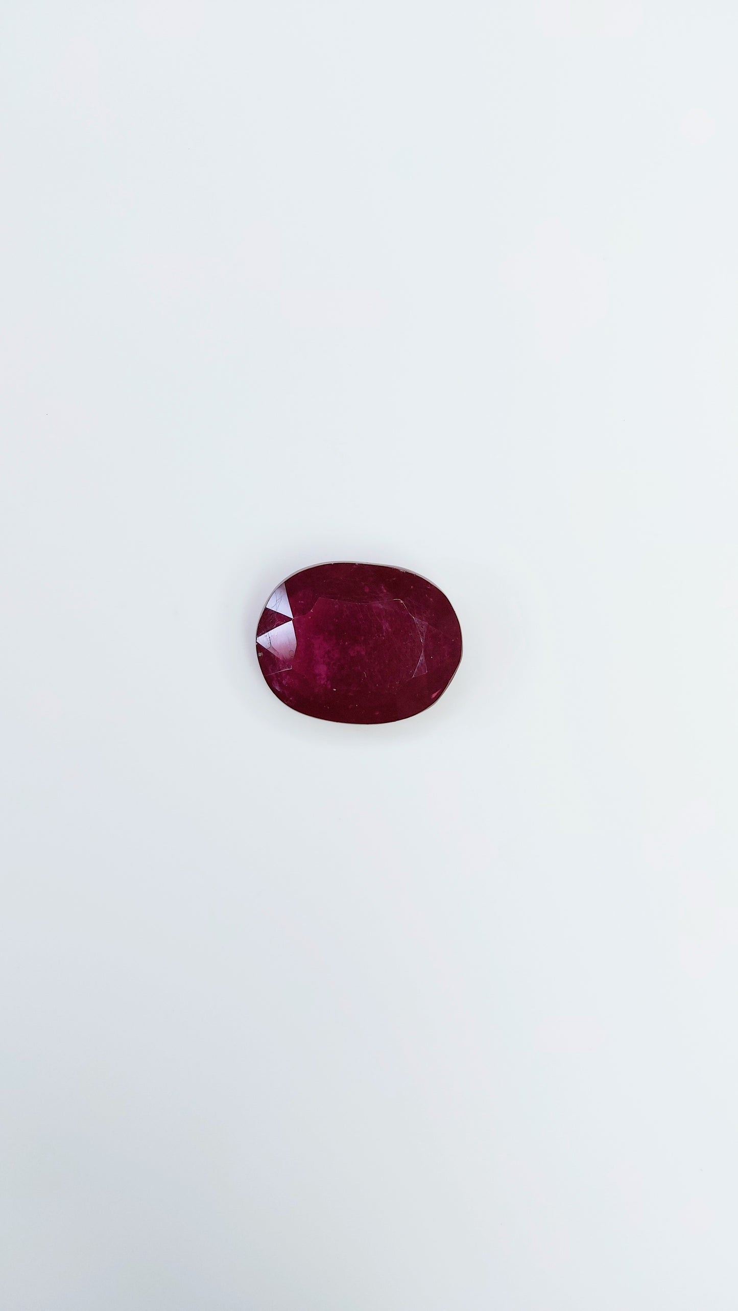 100% Natural Heat-Treated Oval Cut Ruby Loose Gemstones Ring Size July Birthstone for Astrology