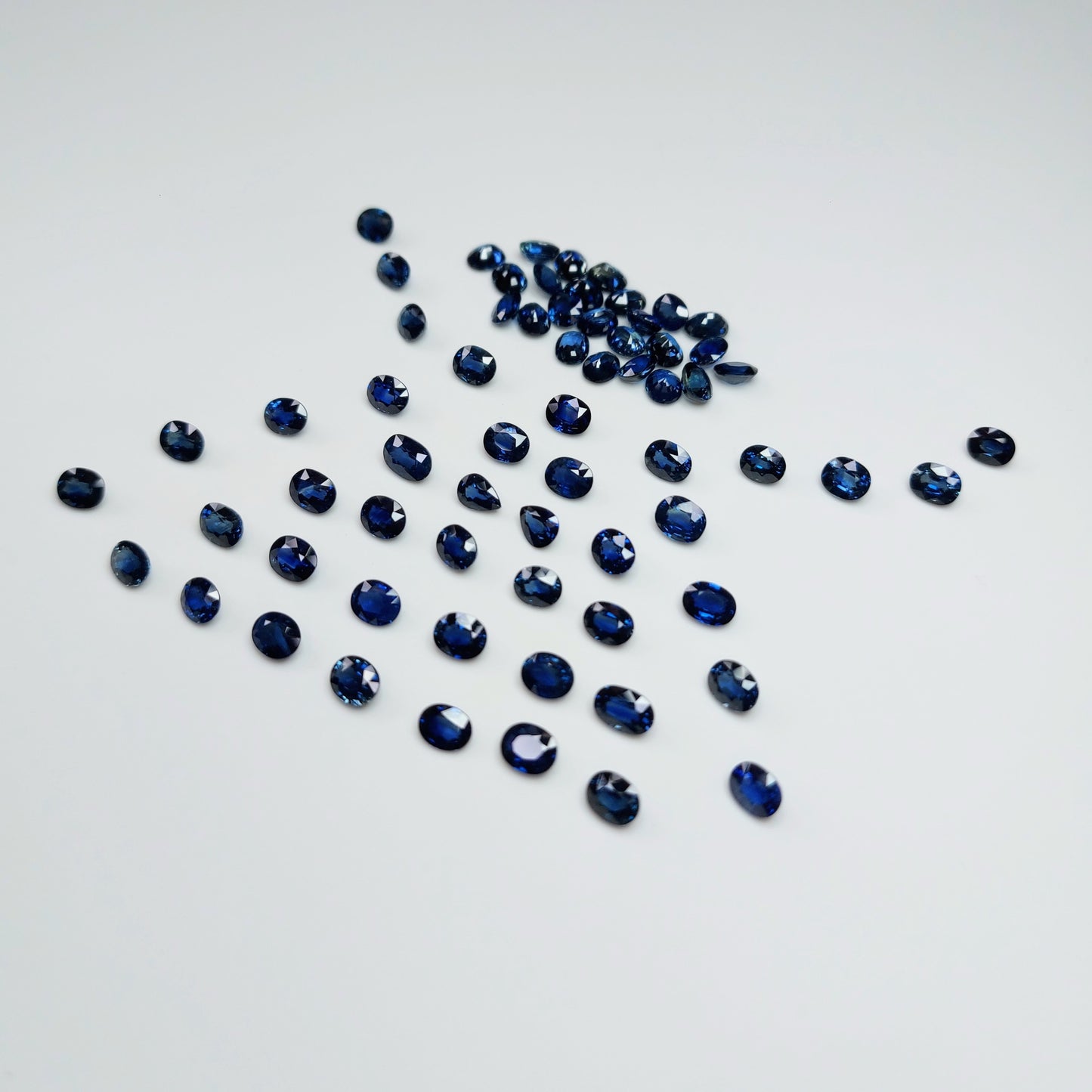 5x4 Mm Natural Blue Sapphire Cut Stone Blue Sapphire Faceted Cut Stone Blue Sapphire Gemstone Oval Shape Loose Gemstone Whole Sale Price