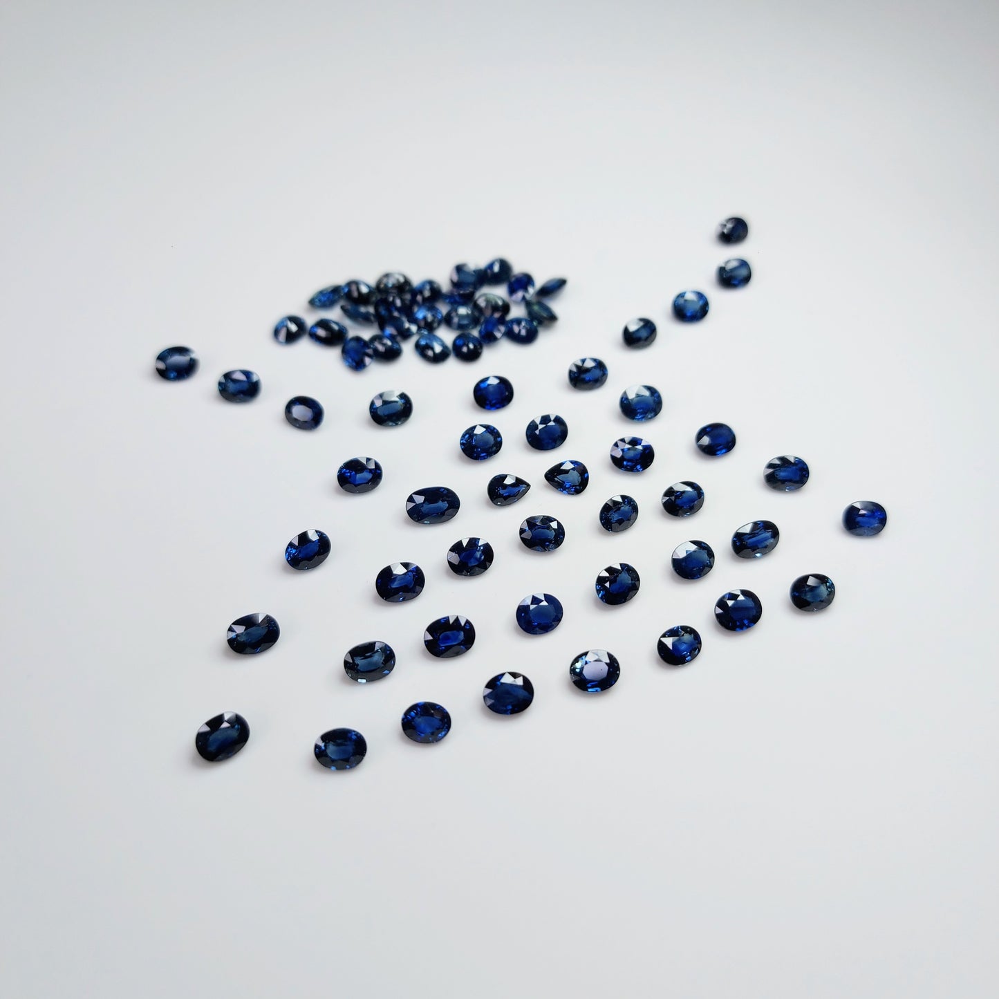 5x4 Mm Natural Blue Sapphire Cut Stone Blue Sapphire Faceted Cut Stone Blue Sapphire Gemstone Oval Shape Loose Gemstone Whole Sale Price
