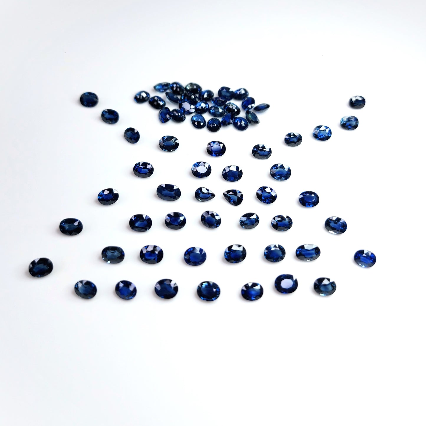 5x4 Mm Natural Blue Sapphire Cut Stone Blue Sapphire Faceted Cut Stone Blue Sapphire Gemstone Oval Shape Loose Gemstone Whole Sale Price