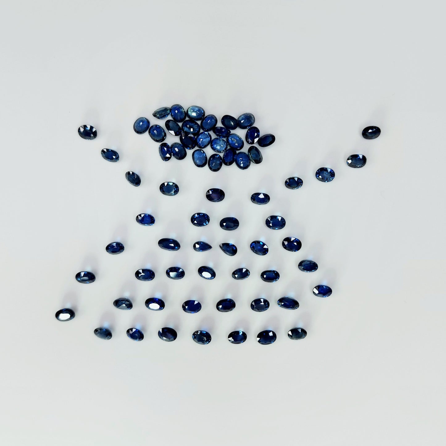 5x4 Mm Natural Blue Sapphire Cut Stone Blue Sapphire Faceted Cut Stone Blue Sapphire Gemstone Oval Shape Loose Gemstone Whole Sale Price