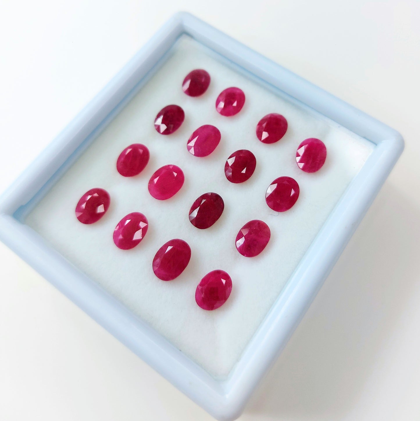 100% Natural African Ruby Heated Oval and Pear Cut Calibrated 5x4-6x4mm Reddish Pink Color Gemstones for Jewelry Making