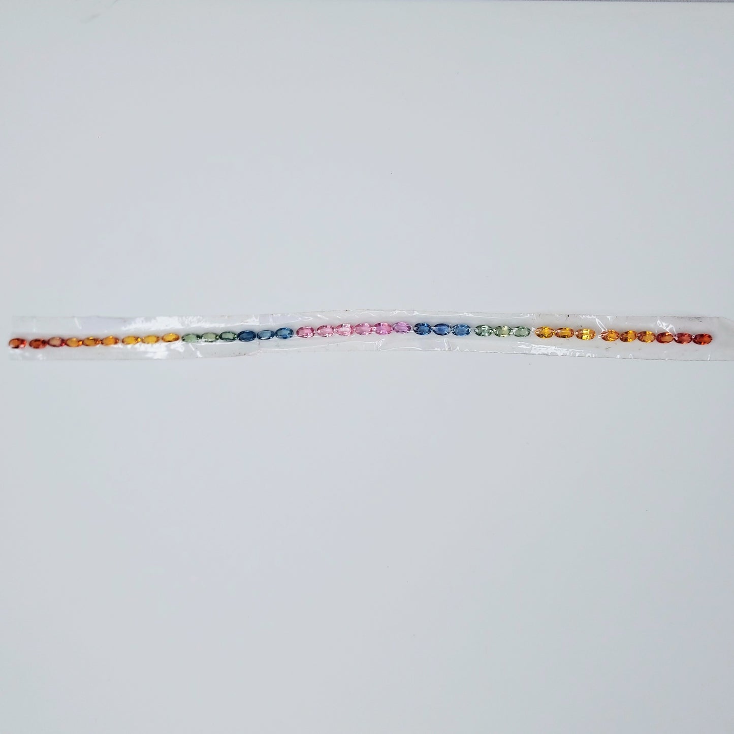 High Quality 100% Natural Multi Sapphire Oval Shape 5x3 mm Loose Gemstones for Jewelry Making