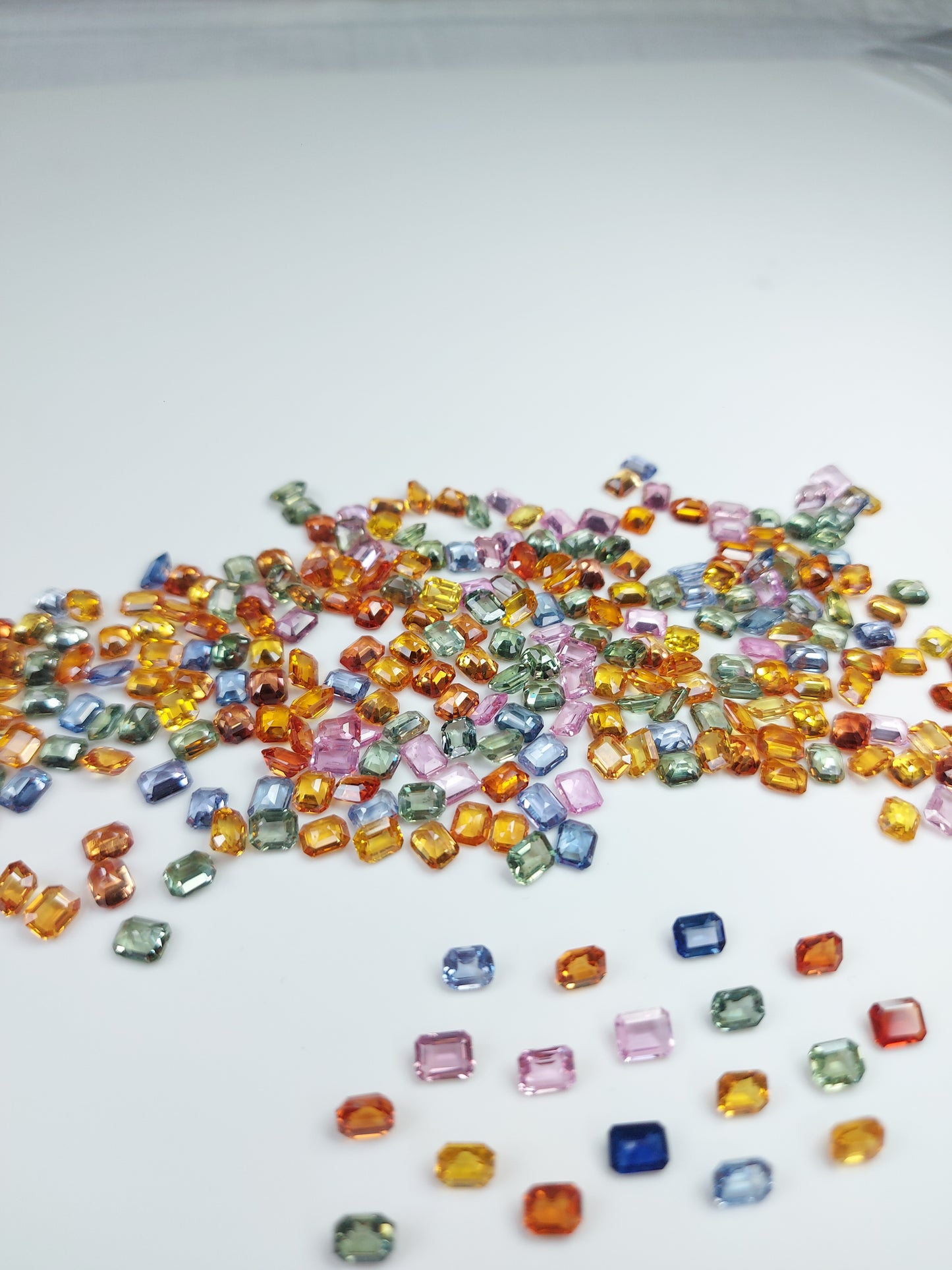 100% Natural Heated Multi-Sapphire Octagon Cut 5x4 mm Calibrated Loose Gemstone for Jewelry Making at Best Price