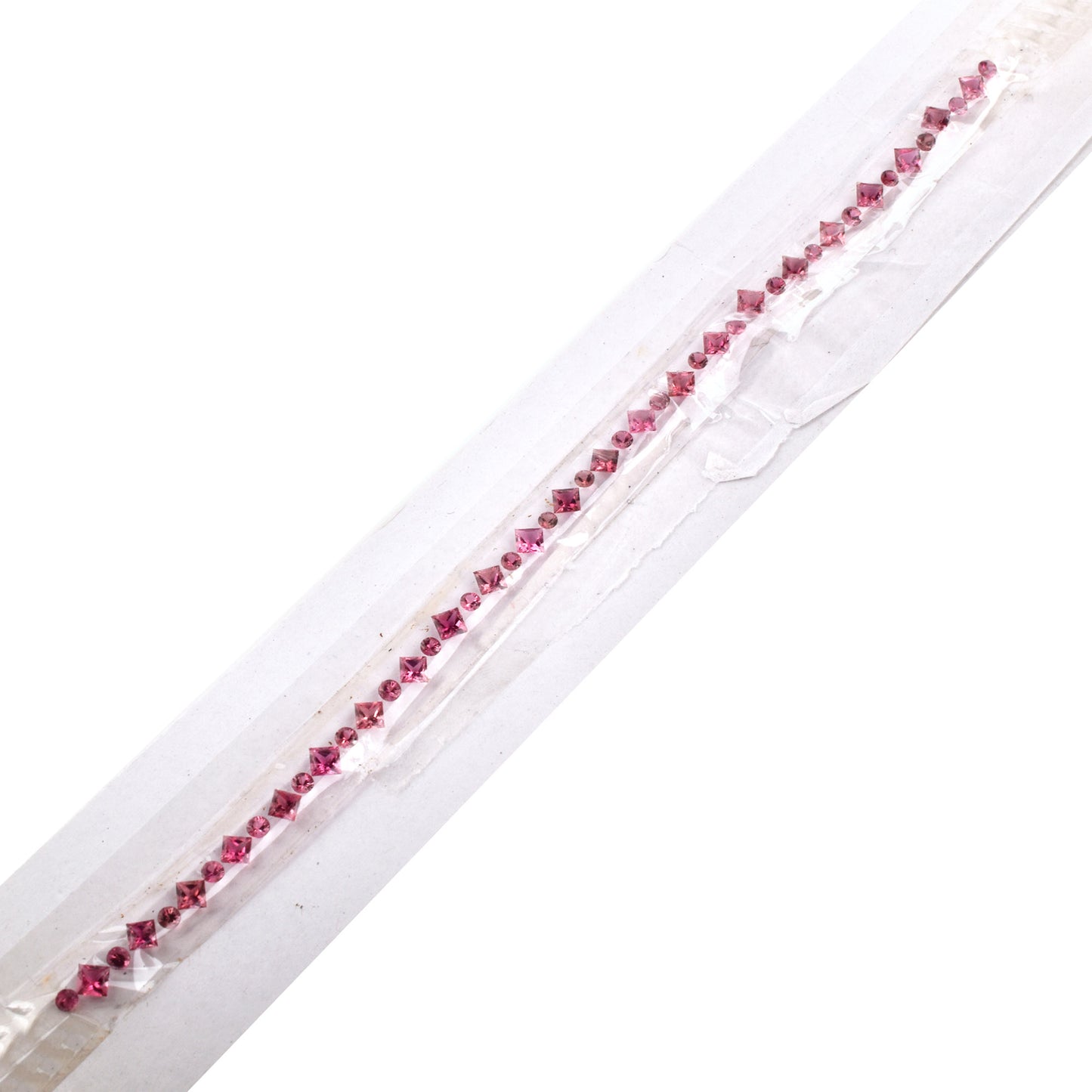 Natural Pink Tourmaline Gemstones Size 2.9-3.2mm, 3.9-4.2mm in Round, Square Shape 2.82, 7.68cts for Making Tennis Bracelet of Silver & Gold
