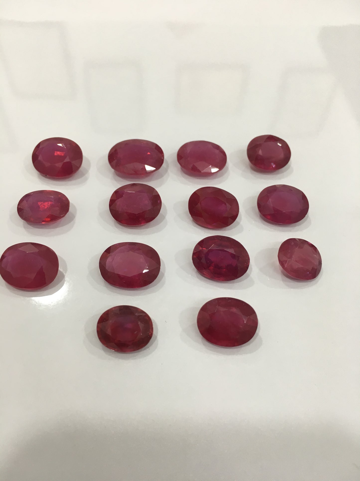 Natural Mozambique Ruby Loose Gemstone in Oval Cut 4-8 CT July Birthstone with Reddish Pink Color Heat-Treated