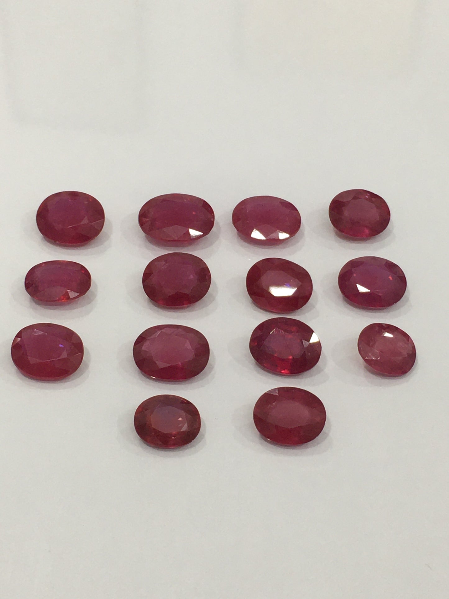 Natural Mozambique Ruby Loose Gemstone in Oval Cut 4-8 CT July Birthstone with Reddish Pink Color Heat-Treated