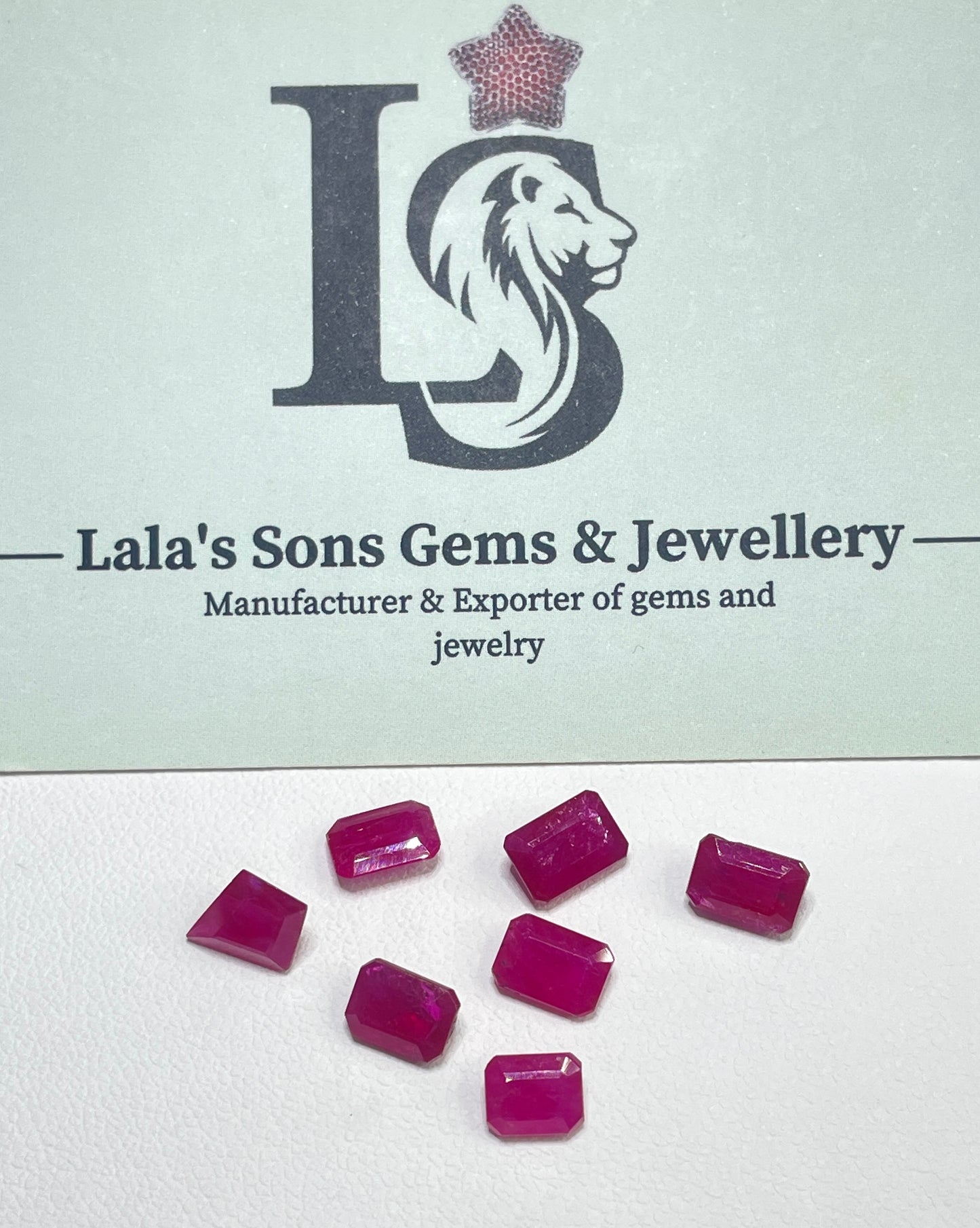Fine Quality Natural Ruby Mozambique Heated 5x7mm Mix Shape Reddish Pink Color Loose Gemstone for Jewelry Making at Best Price