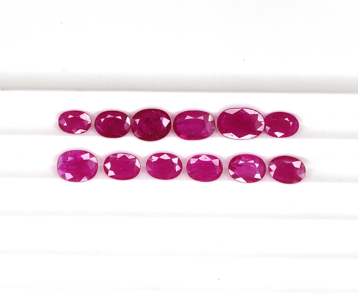 1-2 Carat Natural Fine Quality Ruby Mozambique Heat Oval Cut Reddish Pink Color Gemstones for Making Ring, Pendant