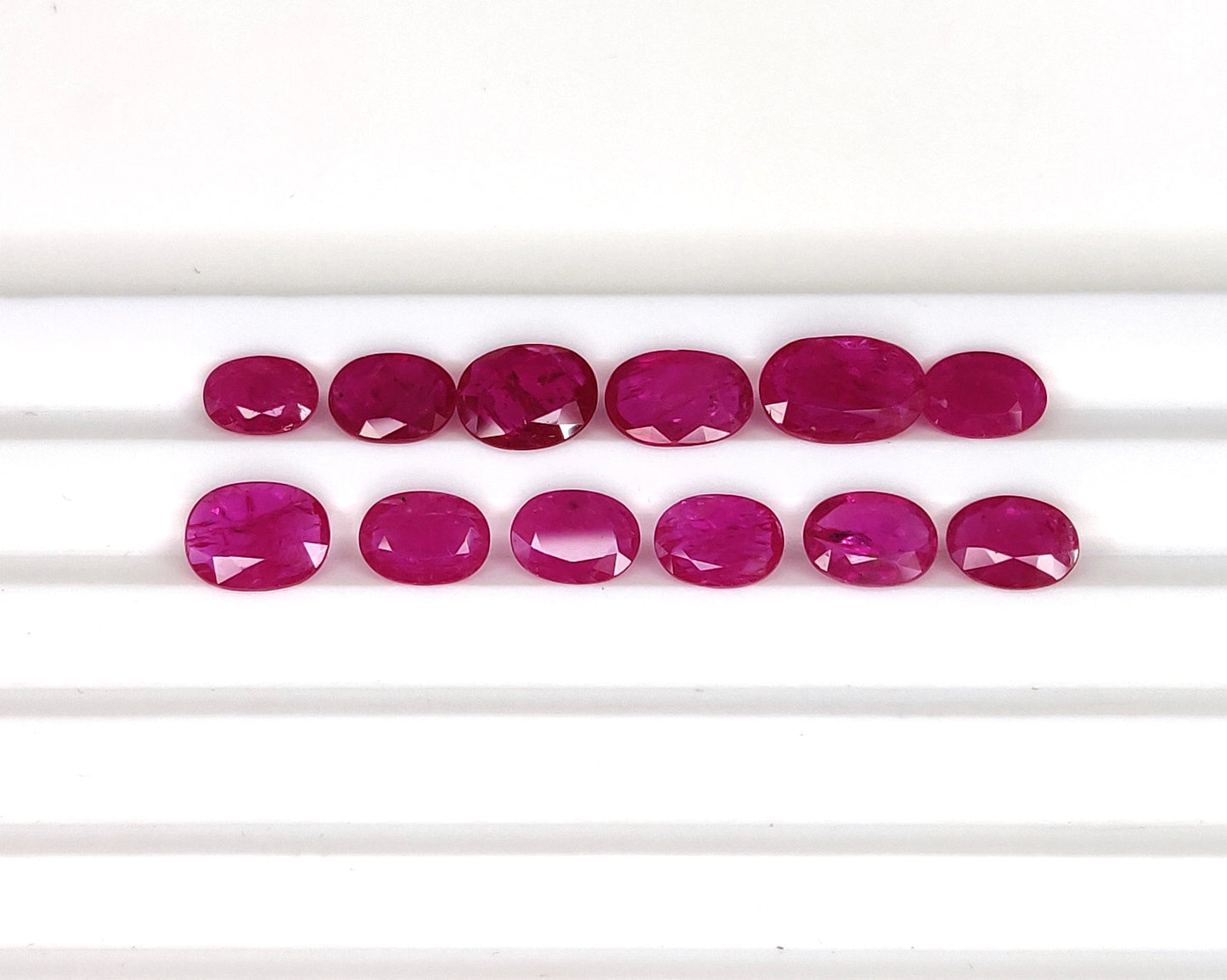 1-2 Carat Natural Fine Quality Ruby Mozambique Heat Oval Cut Reddish Pink Color Gemstones for Making Ring, Pendant