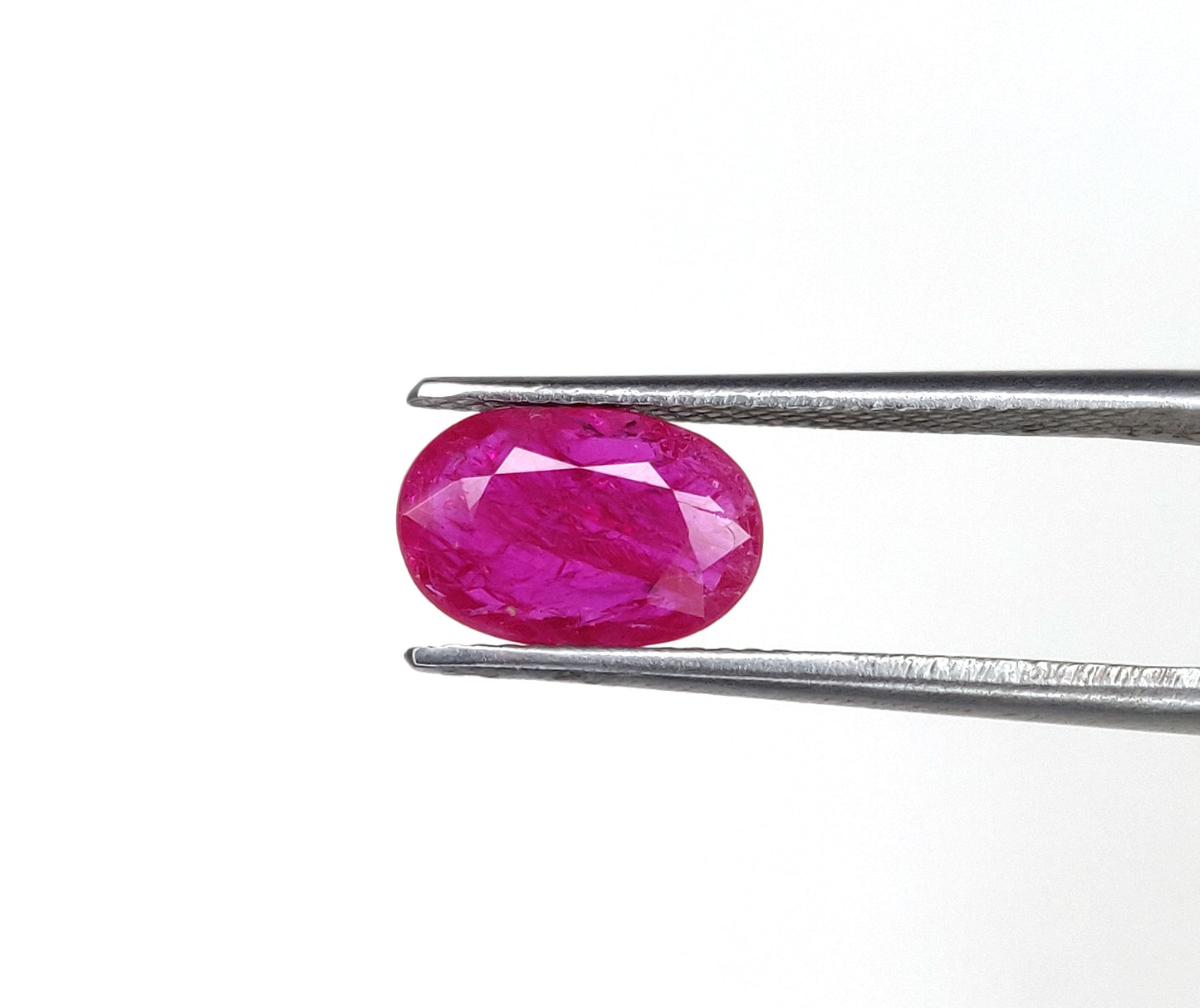 1-2 Carat Natural Fine Quality Ruby Mozambique Heat Oval Cut Reddish Pink Color Gemstones for Making Ring, Pendant