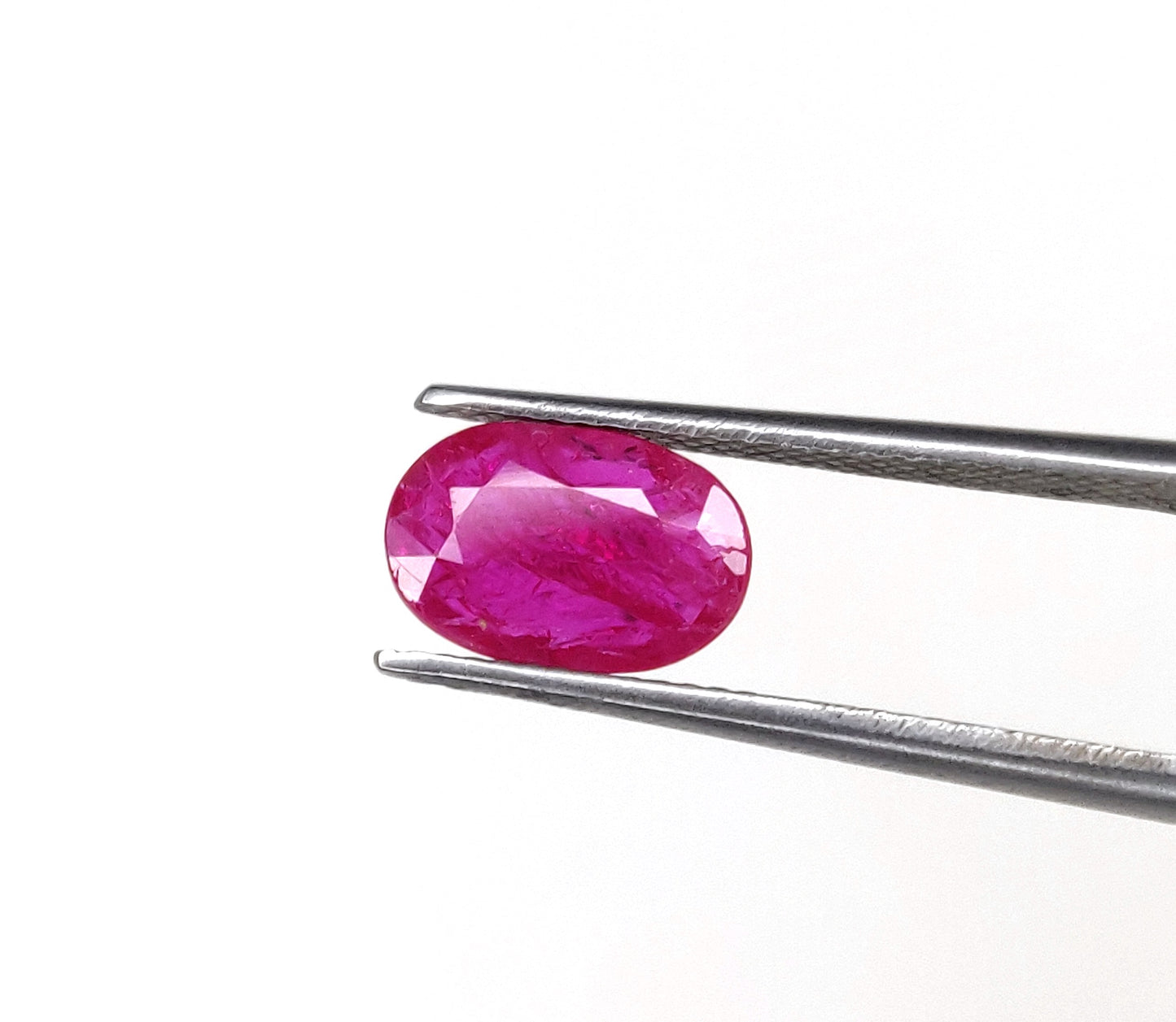 1-2 Carat Natural Fine Quality Ruby Mozambique Heat Oval Cut Reddish Pink Color Gemstones for Making Ring, Pendant