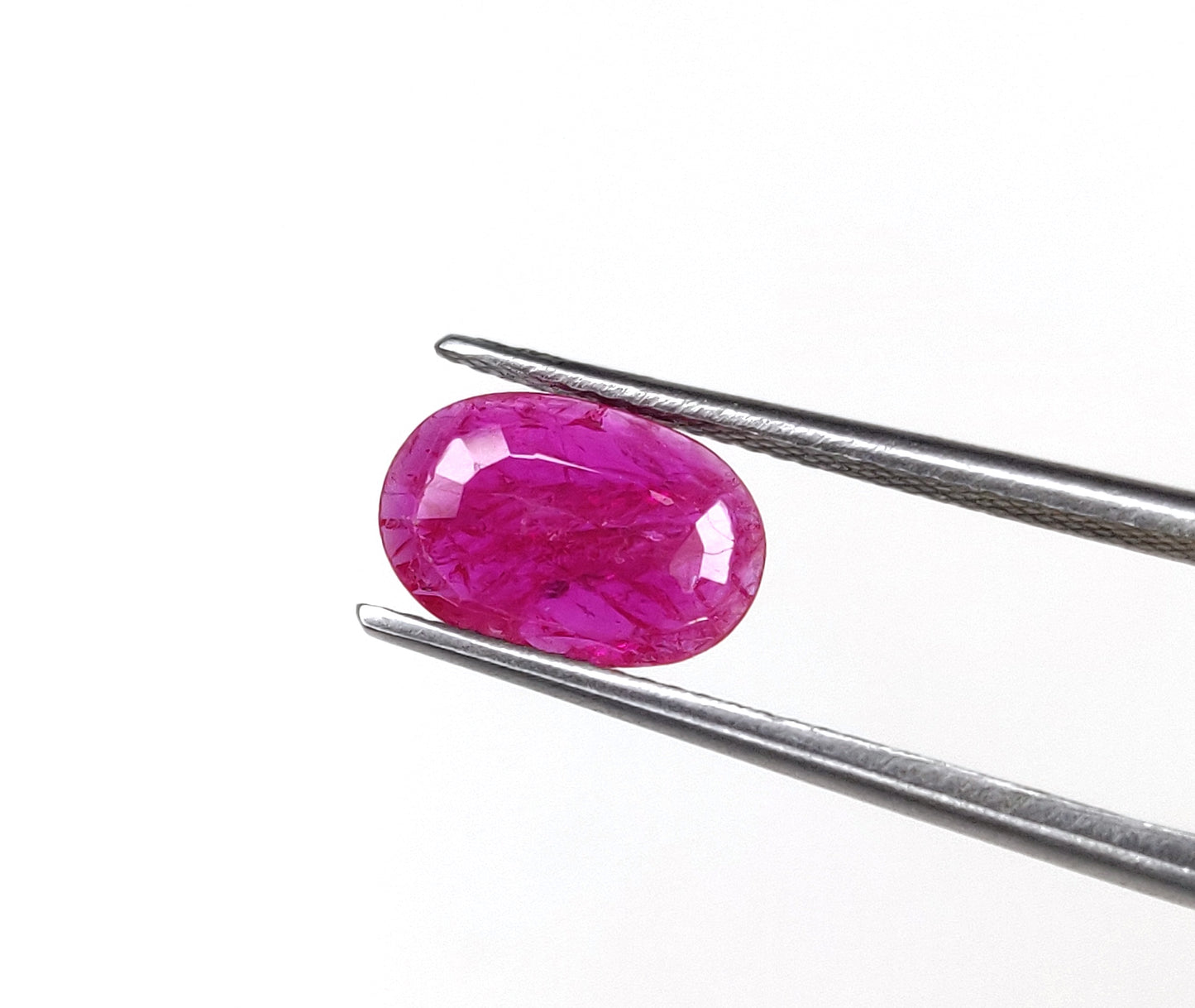 1-2 Carat Natural Fine Quality Ruby Mozambique Heat Oval Cut Reddish Pink Color Gemstones for Making Ring, Pendant