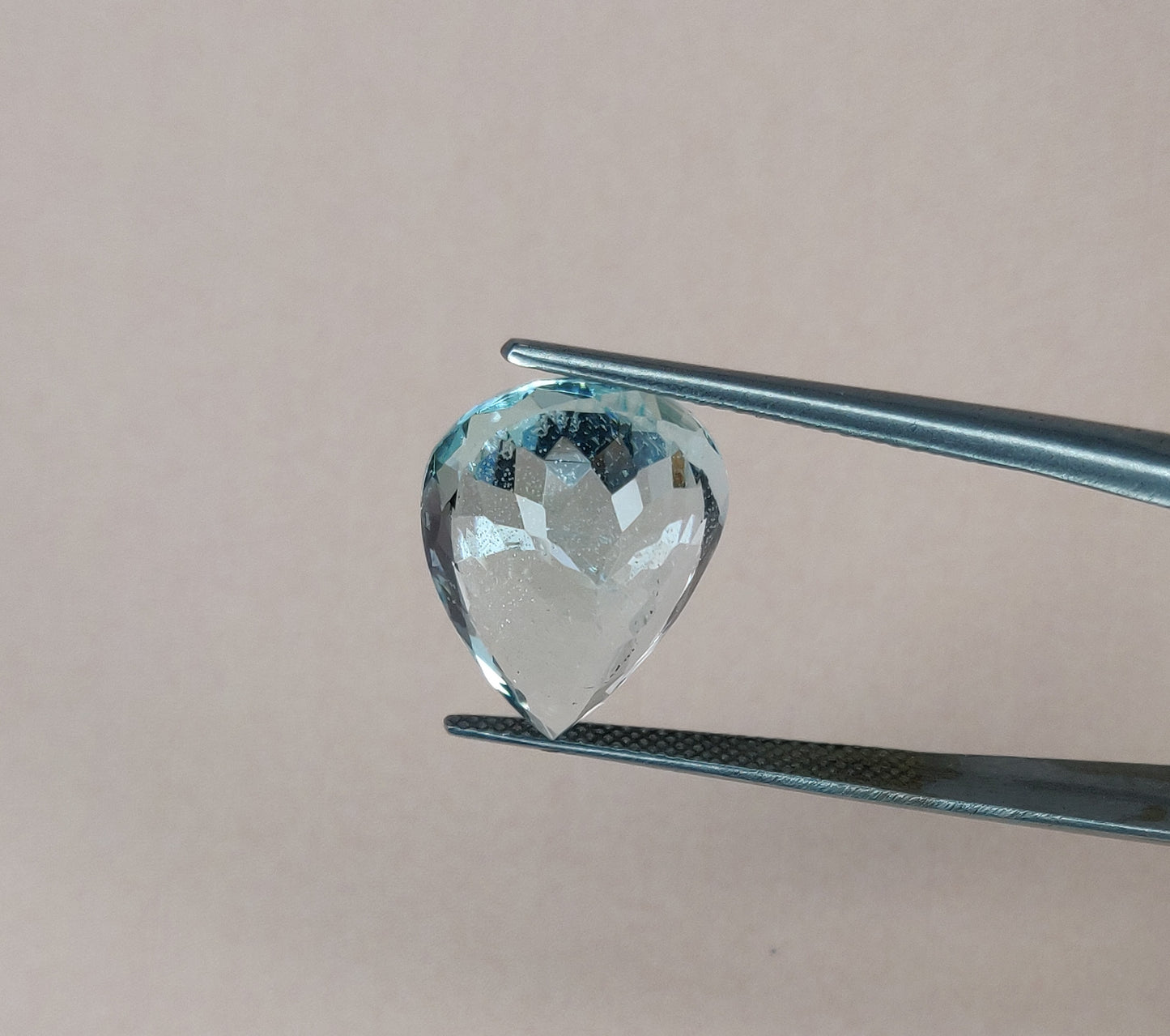 Fine Quality Genuine Aqua Marine 13x18mm Pear Shape Gemstone 9.10 Carats Loose Gemstone for Making Ring Pendant & Jewellery