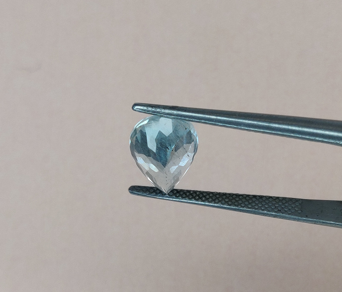 100% Natural Aquamarine Pear Shape 8x12mm Sky Blue Color Faceted 10.65 Carats 4-Piece Fine Quality Loose Gemstones for Jewelry Making