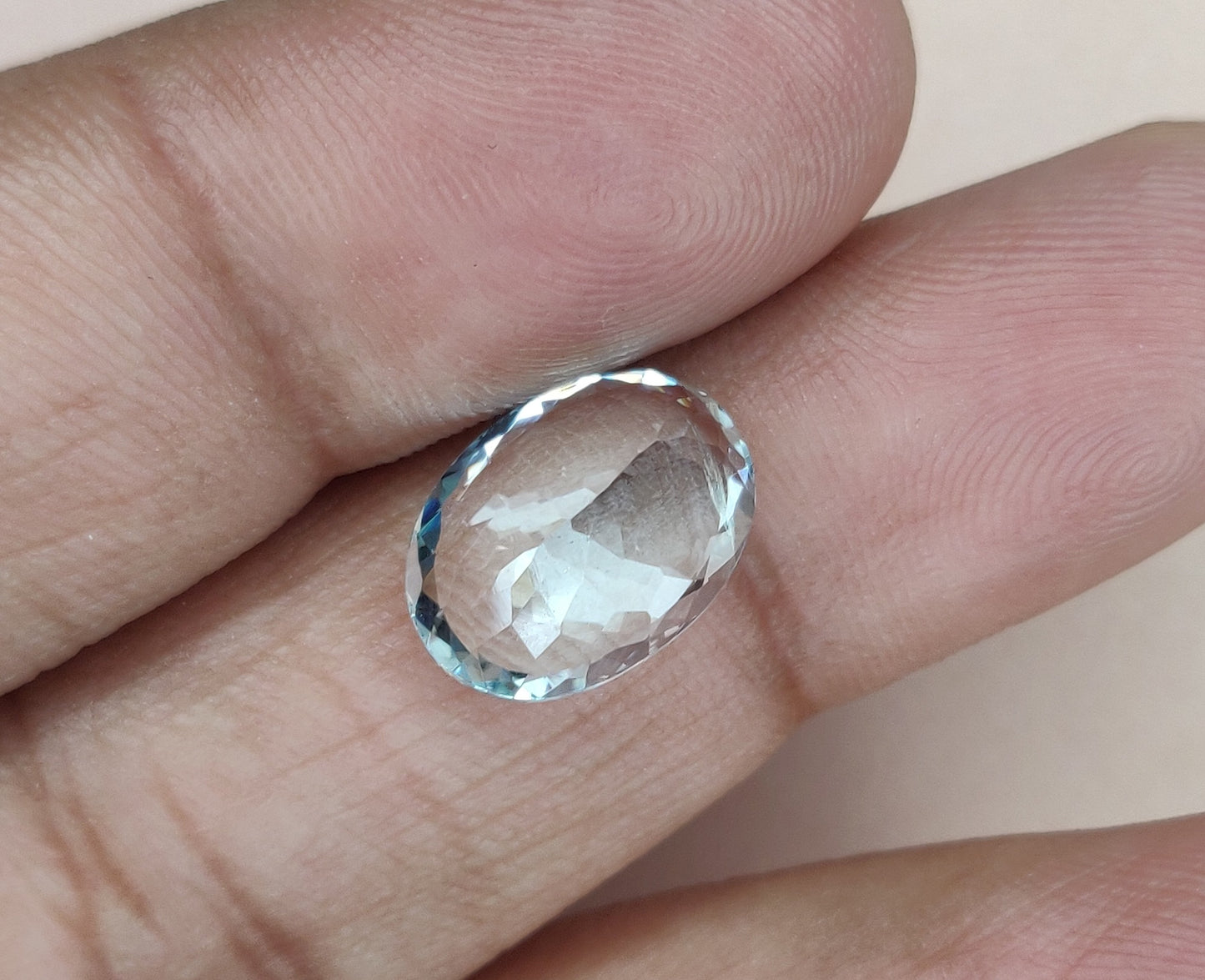 Top Quality Natural Aquamarine 5.60cts. Oval Shape Loose Gemstone, 10x14 mm Faceted Cut Stone, Aquamarine for Jewelry Making at the Lowest Price