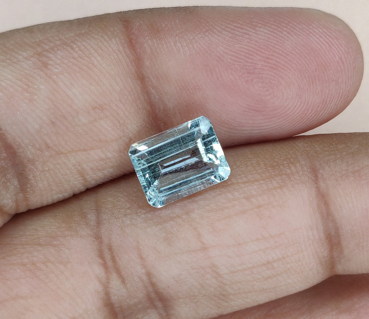 AAA Quality Faceted Cut 100% Natural Aquamarine 8.15cts. Octagon Shape Aquamarine Loose Gemstone 8x10mm Jewelry Making Stone at Best Price