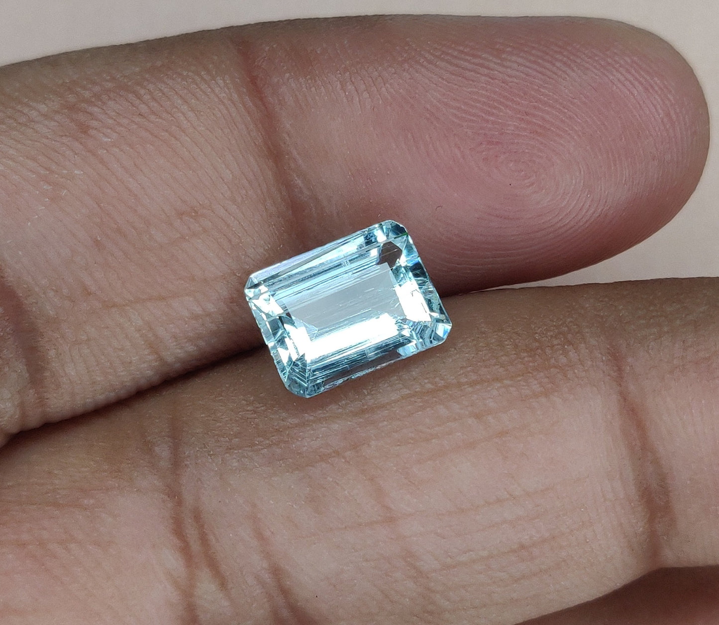 AAA Quality Faceted Cut 100% Natural Aquamarine 8.15cts. Octagon Shape Aquamarine Loose Gemstone 8x10mm Jewelry Making Stone at Best Price