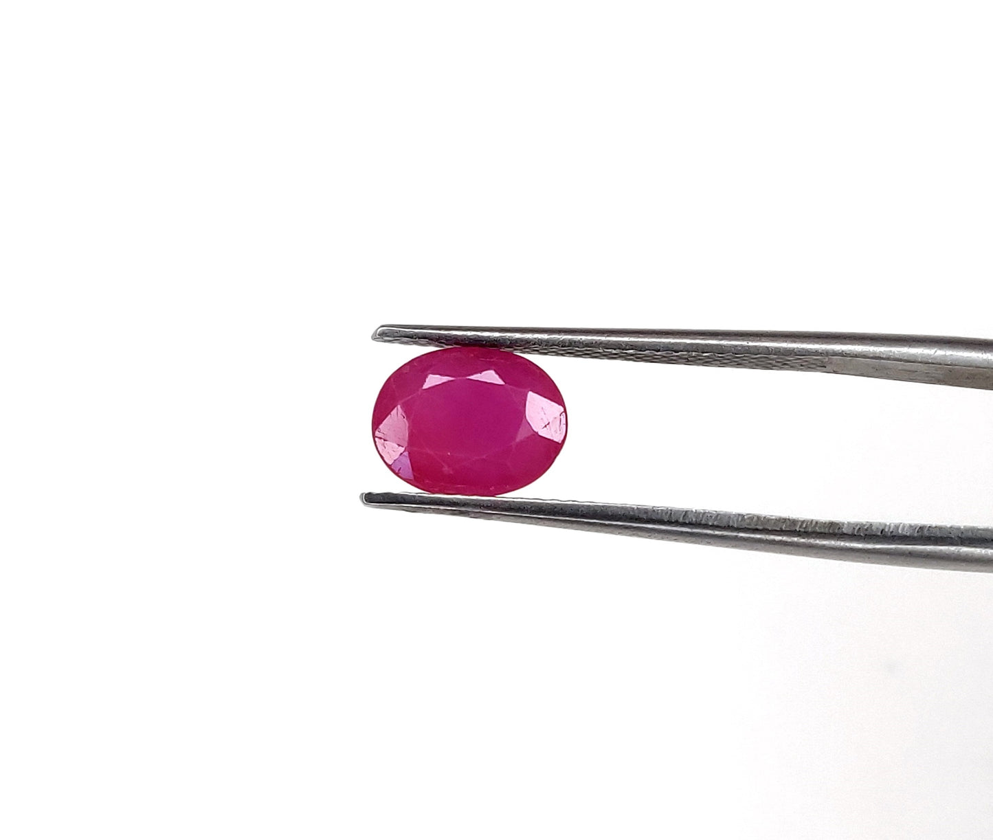 100% Natural Ruby Gemstones Fine Quality Oval-Cut 7x9 mm Pinkish Red Color July Birthstone for Making Jewelry