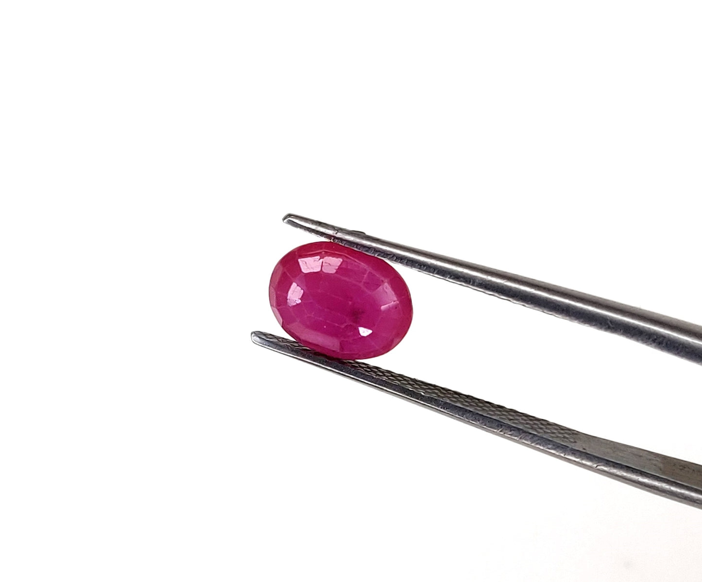 100% Natural Ruby Gemstones Fine Quality Oval-Cut 7x9 mm Pinkish Red Color July Birthstone for Making Jewelry