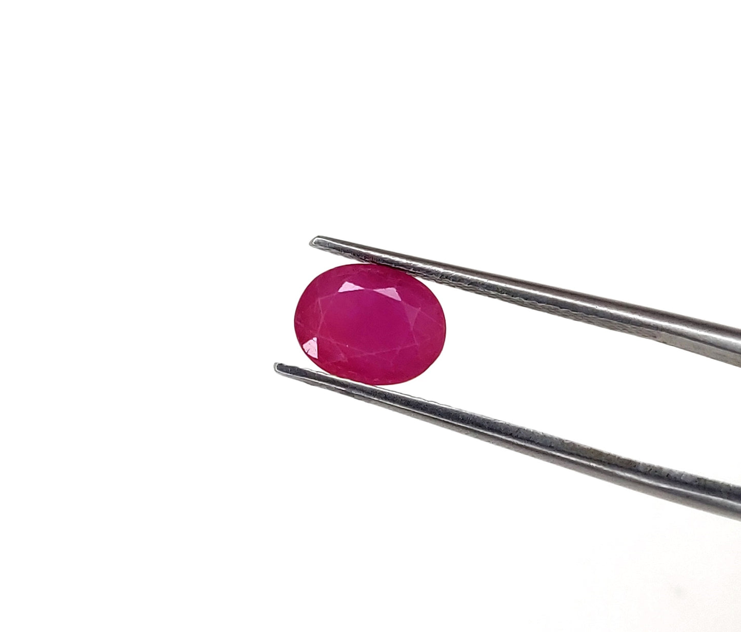 100% Natural Ruby Gemstones Fine Quality Oval-Cut 7x9 mm Pinkish Red Color July Birthstone for Making Jewelry