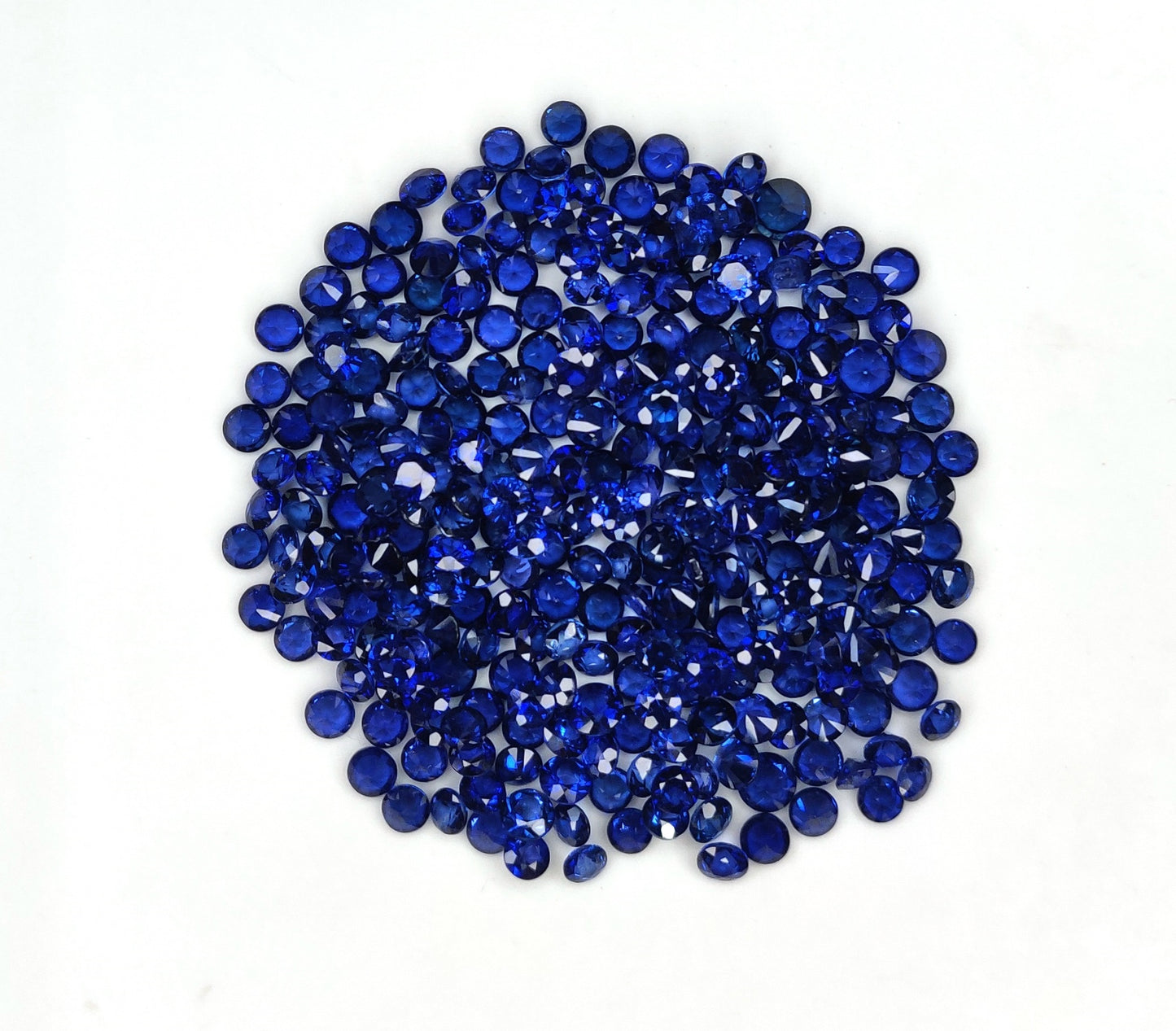 High Quality Natural Calibrated 3.5mm Blue Sapphire Royal Blue Color Loose Gemstone for Necklace or Earrings Making
