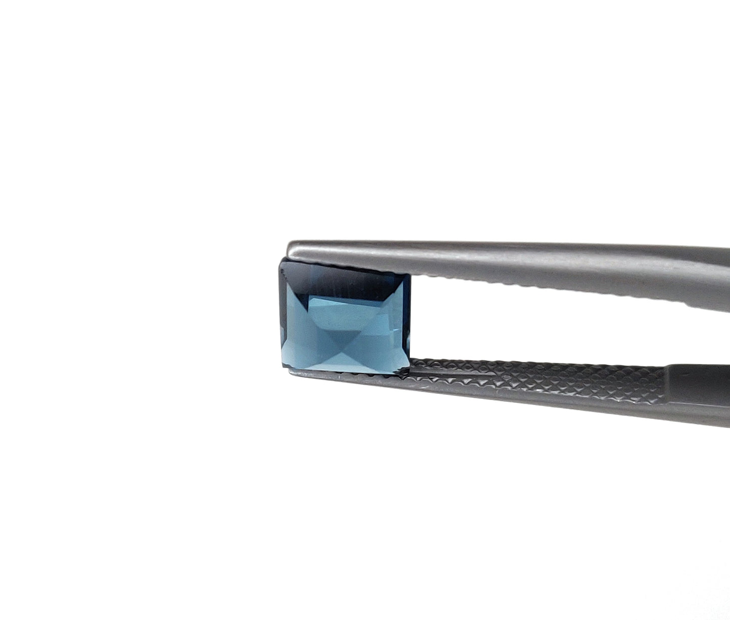 Natural London Blue Topaz 7.00 mm Square Cut Faceted Loose Gemstone Fine Quality Blue Color December Birthstone for Ring Jewelry