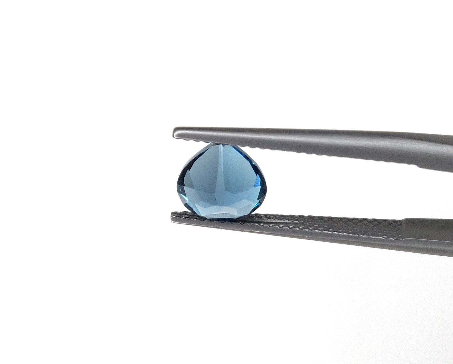 2.20 Carat Blue Topaz Heart Shape Calibrated 7 MM December Birthstone Natural Gemstones for Jewellery Making