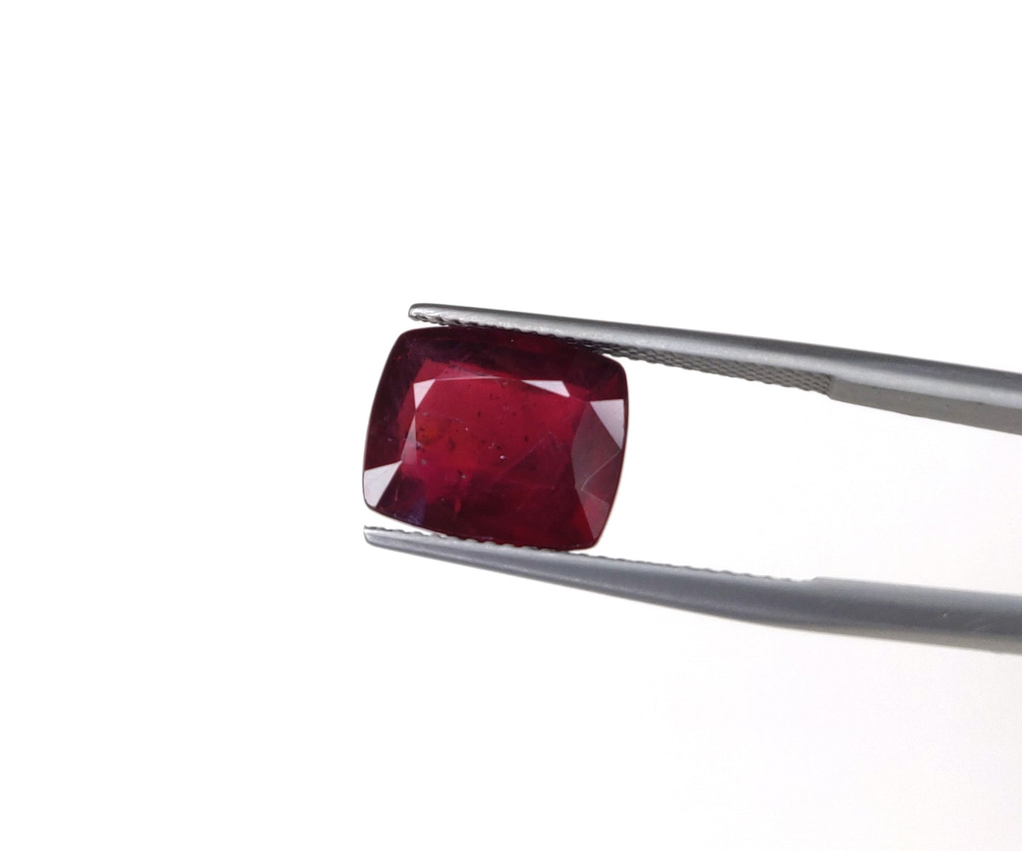 Natural Fine Quality Ruby Loose Gemstone Cushion Cut 7x10mm July Birthstone for Jewellery Making G-A2 Heat-Treated