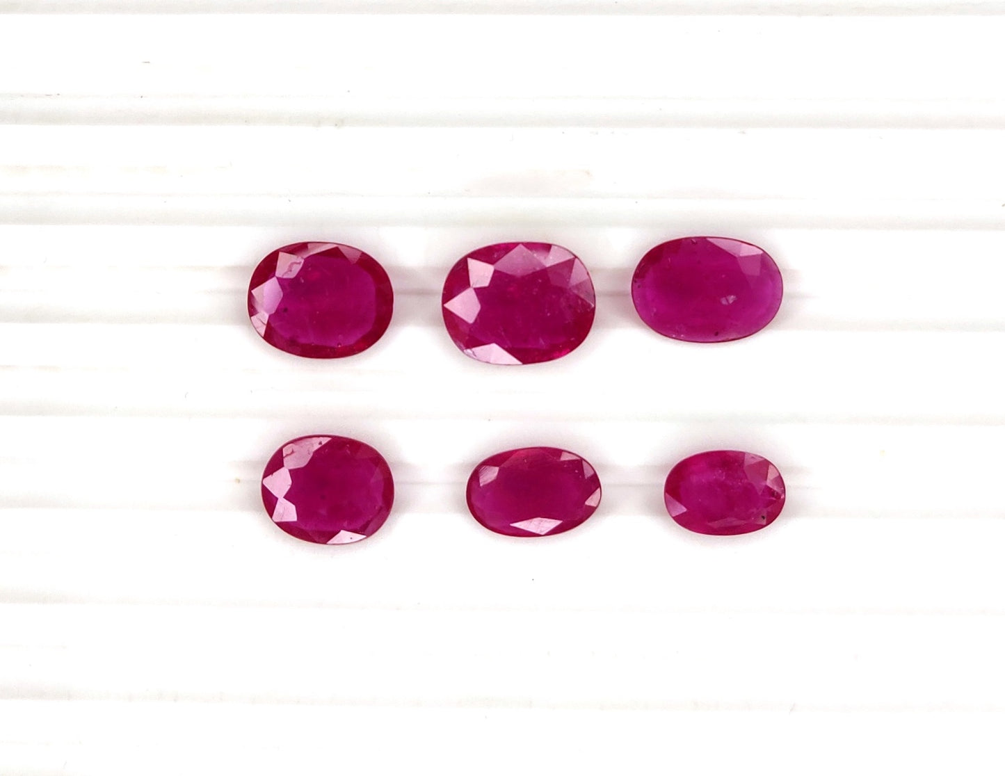 2-6 Carat Mozambique Ruby Gemstones Heated Reddish Pink Color Mix Sizes Fine Quality July Birthstone for Jewelry Making