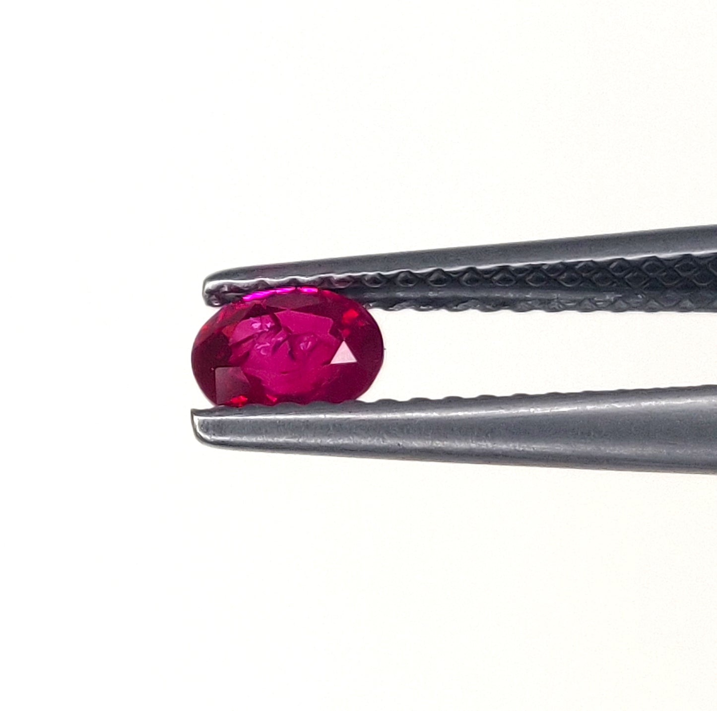 100% Natural Reddish Pink 5x4mm Oval Cut Burma Ruby Heated Loose Gemstone for Earrings, Bracelet Making