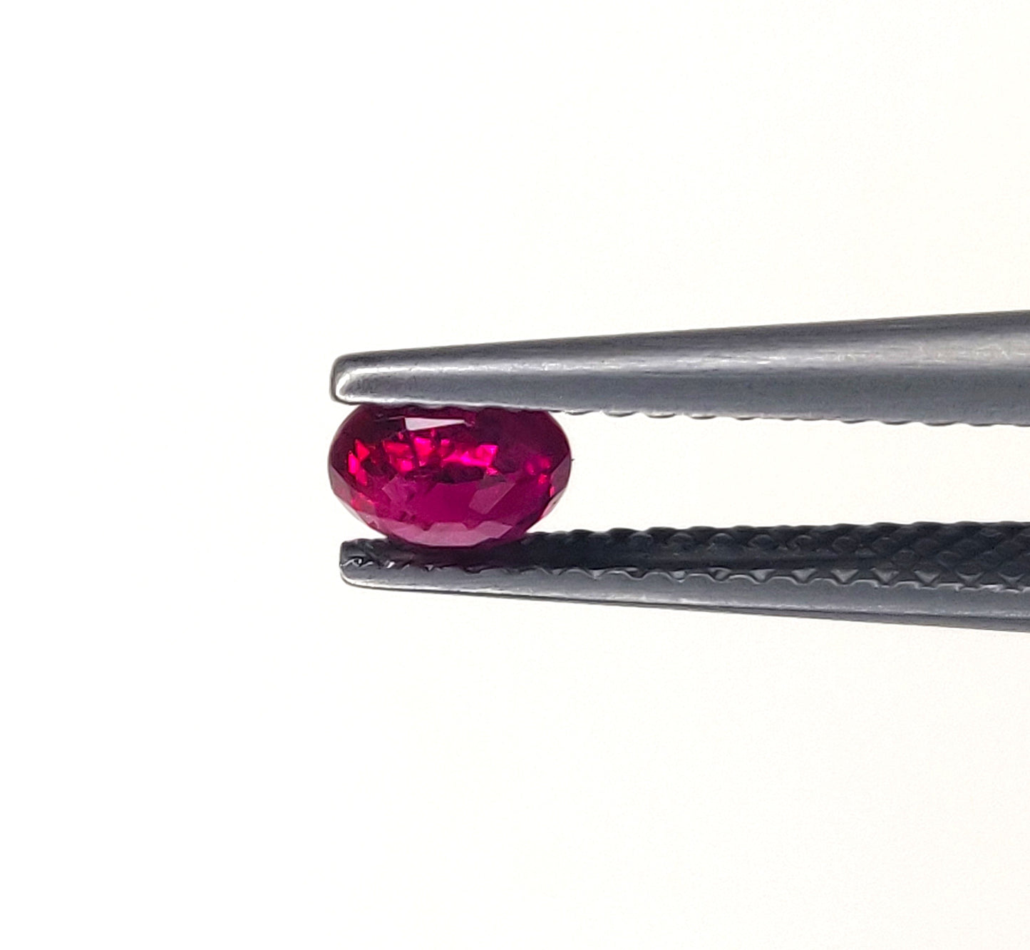 100% Natural Reddish Pink 5x4mm Oval Cut Burma Ruby Heated Loose Gemstone for Earrings, Bracelet Making
