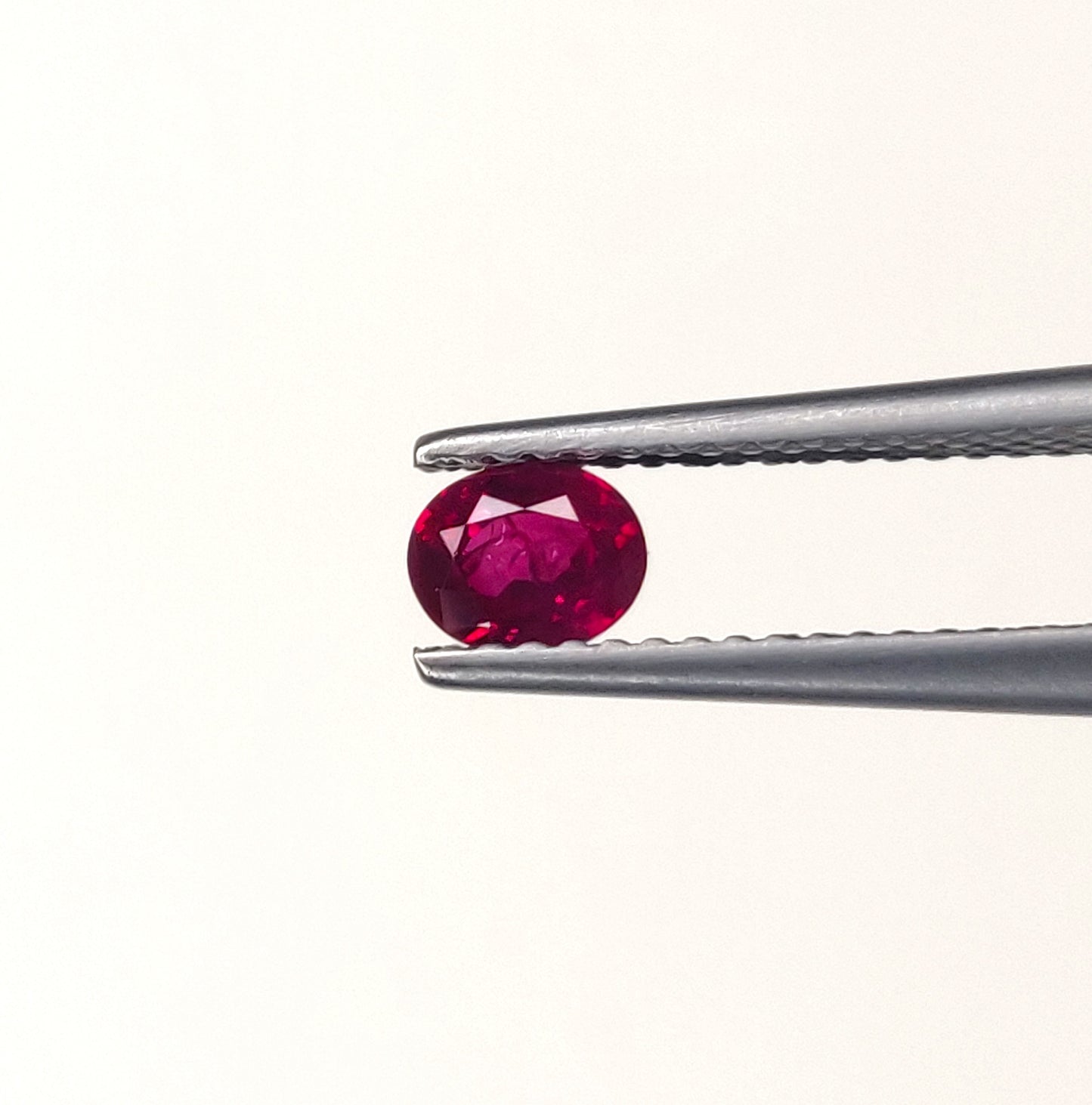 100% Natural Reddish Pink 5x4mm Oval Cut Burma Ruby Heated Loose Gemstone for Earrings, Bracelet Making