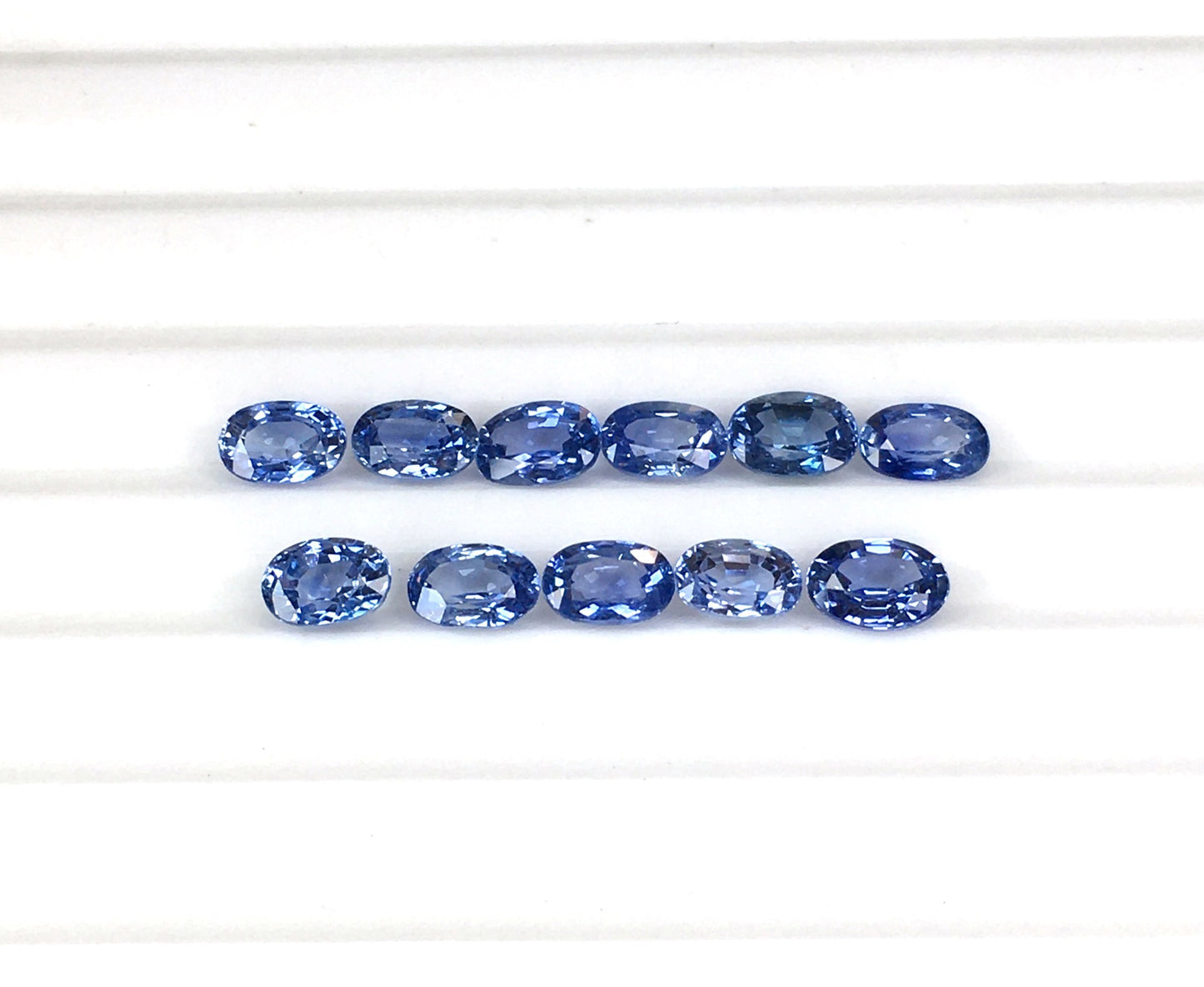 6x4Mm Natural Ceylon Blue Sapphire Oval Shape Faceted Cut Stone/Blue Sapphire Oval Shape Loose Gemstone For Jewelry Making