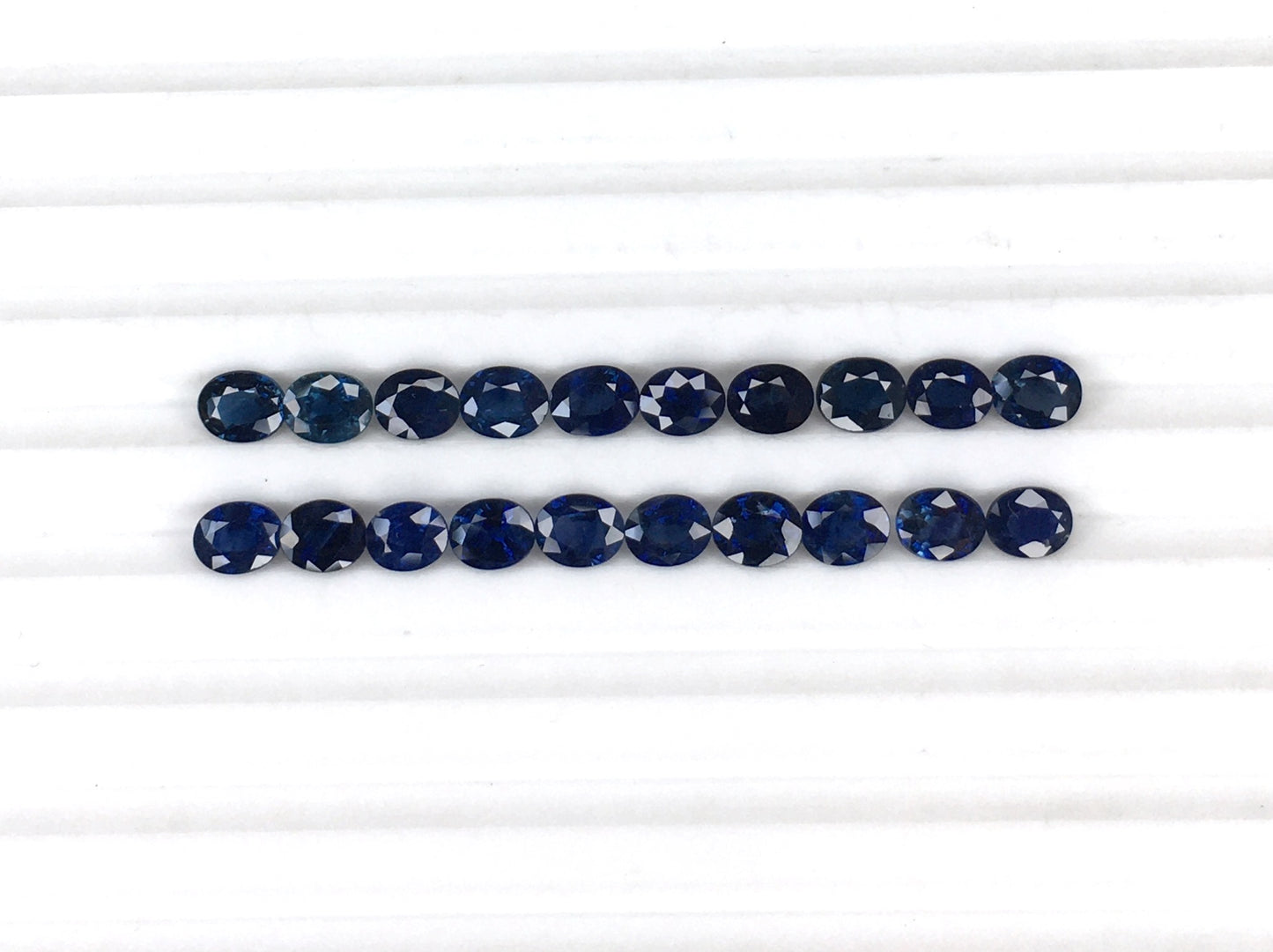 100% Natural Blue Sapphire Oval Shape 5x4 mm Cut Stone Calibrated Blue Sapphire Faceted September Birthstone for Jewelry Making