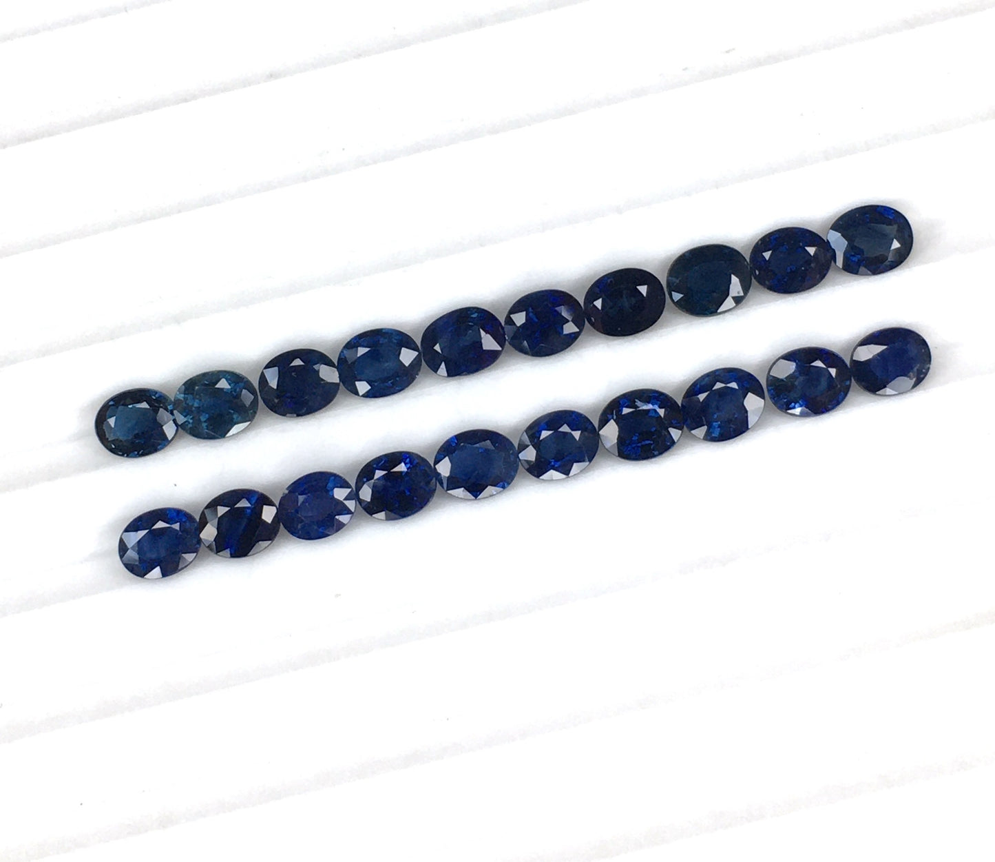 100% Natural Blue Sapphire Oval Shape 5x4 mm Cut Stone Calibrated Blue Sapphire Faceted September Birthstone for Jewelry Making