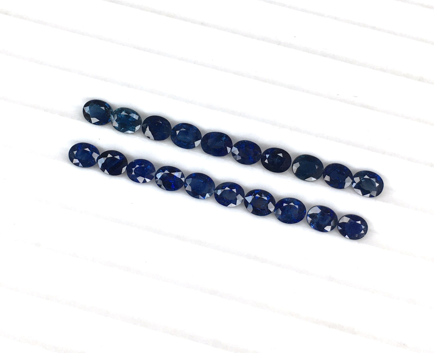 100% Natural Blue Sapphire Oval Shape 5x4 mm Cut Stone Calibrated Blue Sapphire Faceted September Birthstone for Jewelry Making