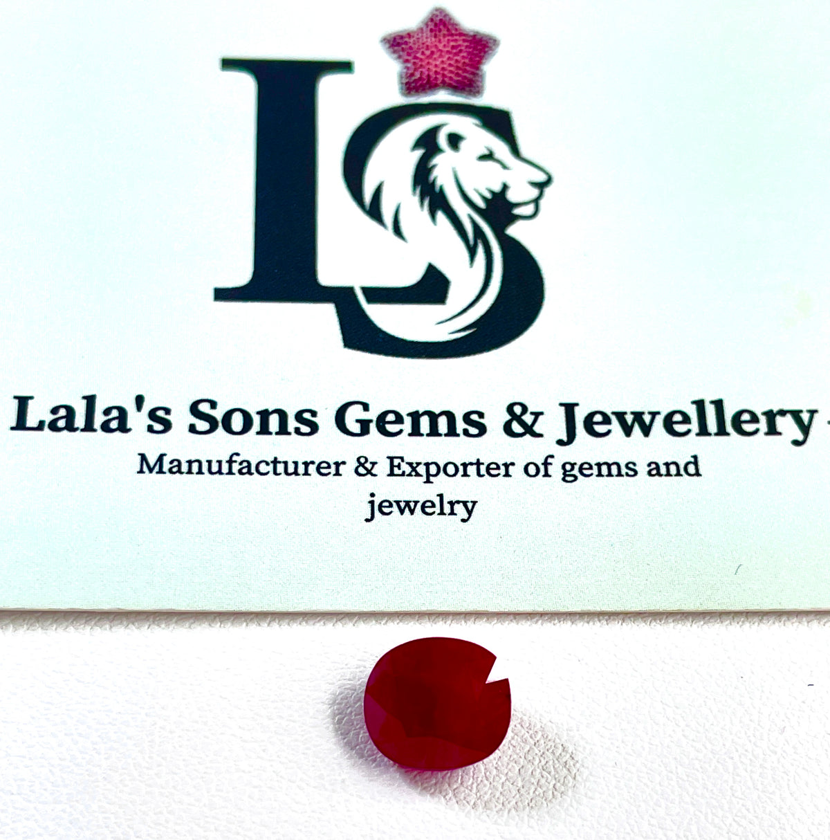 Fine Quality Natural Ruby Burma Heated 3.69 Carat Cushion Cut Reddish Pink Color July Birthstone for Jewelry Making