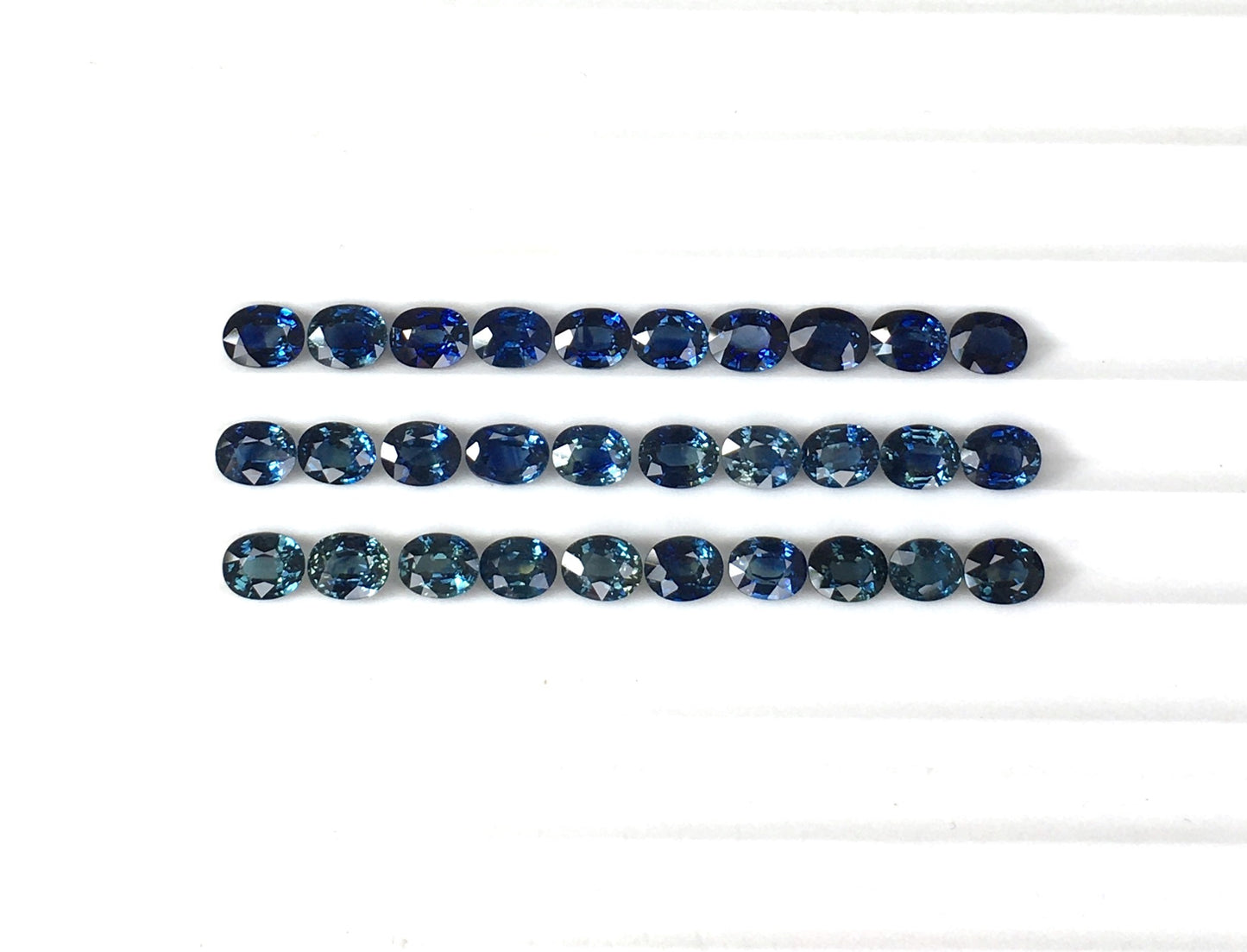 5x4 Mm Natural Blue Sapphire Cut Stone Blue Sapphire Faceted Cut Stone Blue Sapphire Gemstone Oval Shape Loose Gemstone Wholesale Price