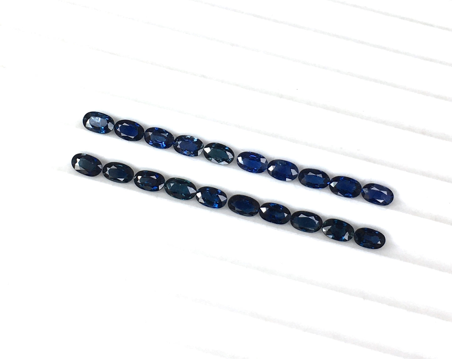 100% Natural Blue Sapphire Faceted Oval Cut Calibrated 3x5 mm Size September Birthstone Gemstone for Jewelry Making at Best Price