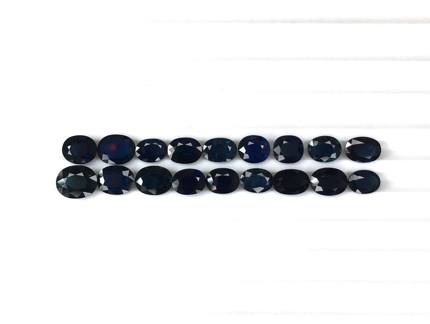 Blue Sapphire Oval Shape Cut 1-2 Carat Size Loose Gemstone Excellent Cut Calibrated loose Gemstone Calibrated Size Stone For Jewelry Making