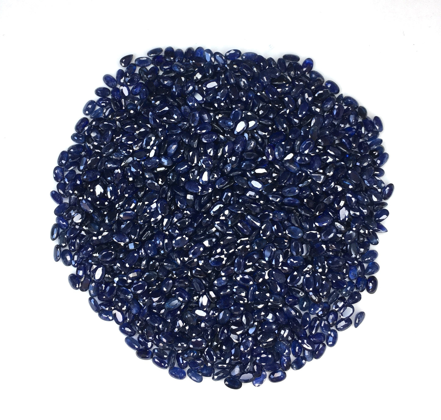 Fine Quality Natural Ceylon Blue Sapphire Oval Shape 3x5 mm Size Blue Color Loose gemstone for Jewellery Making