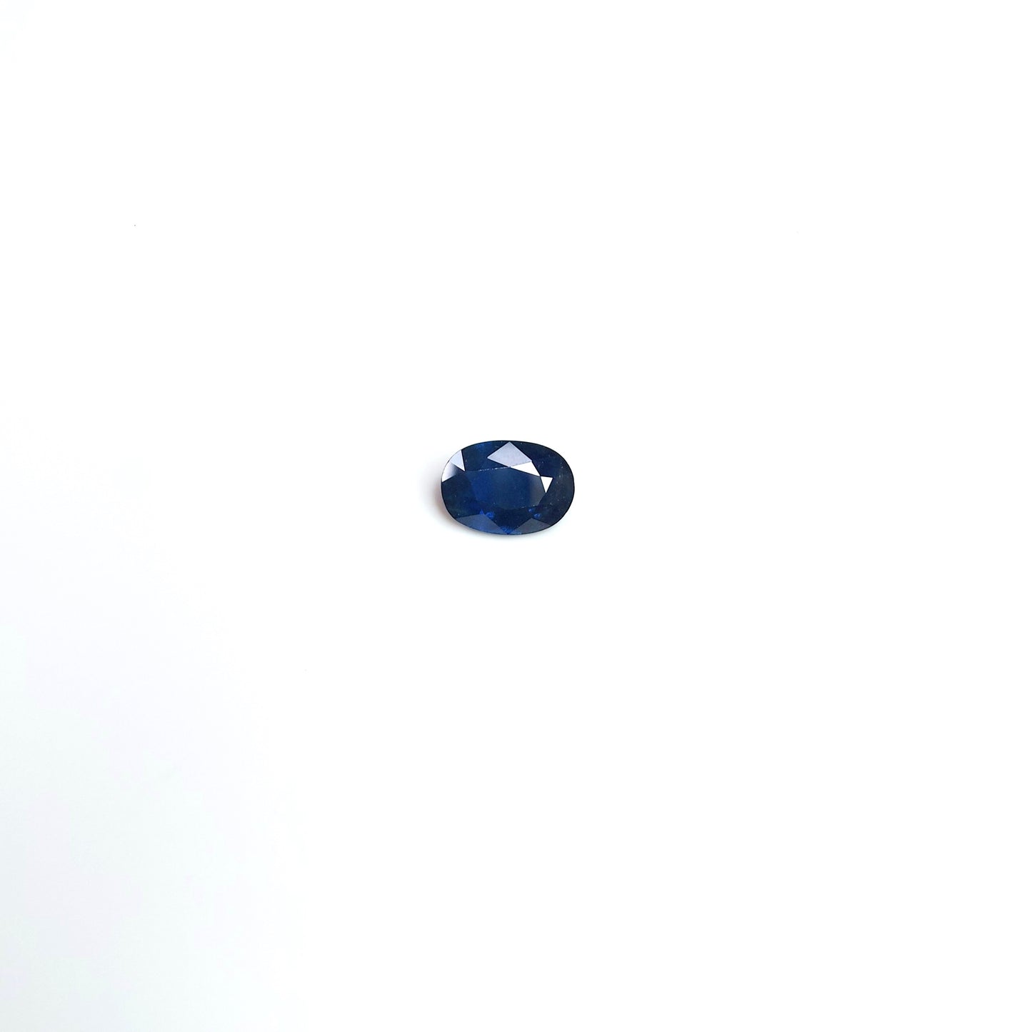 1.90 Carat Fine Cut Blue Sapphire Heated 9.30x6.60x3.50 mm Oval Cut Gemstone Faceted Blue Color Ring Size September Birthstone for Astrology