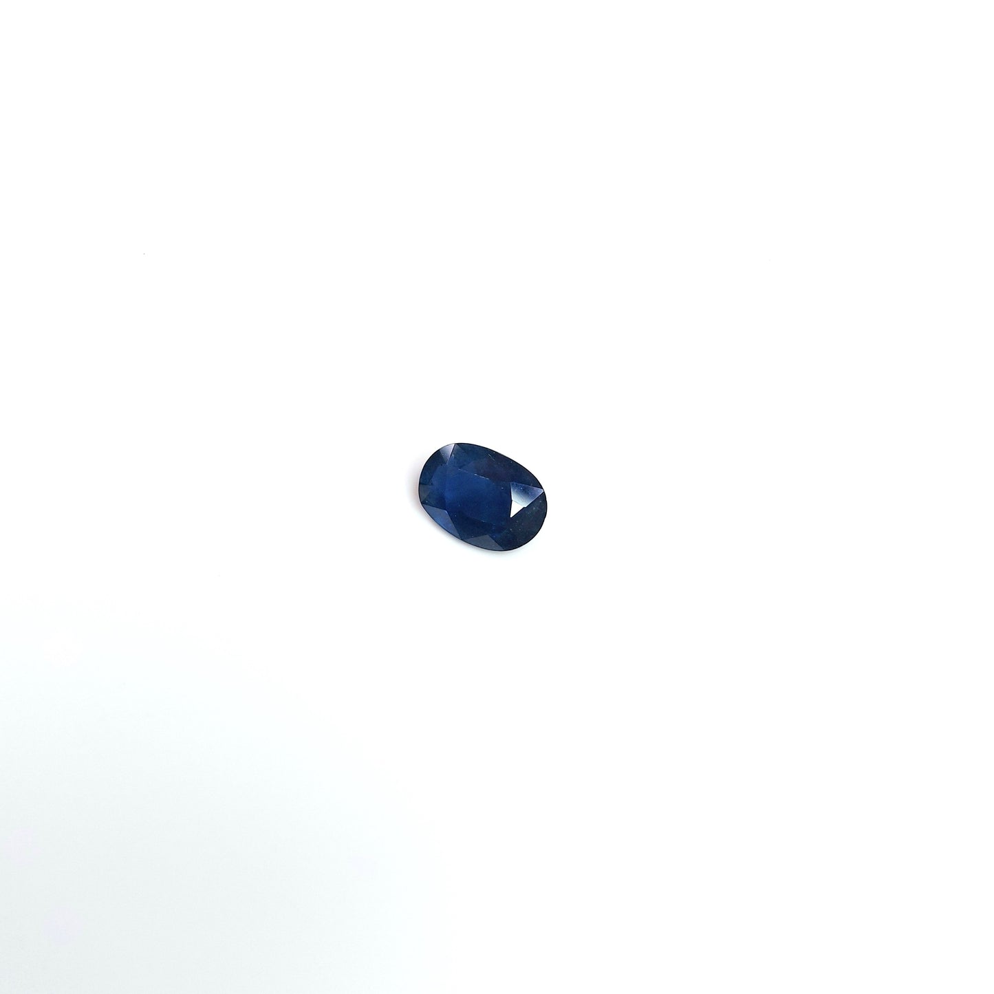 1.90 Carat Fine Cut Blue Sapphire Heated 9.30x6.60x3.50 mm Oval Cut Gemstone Faceted Blue Color Ring Size September Birthstone for Astrology