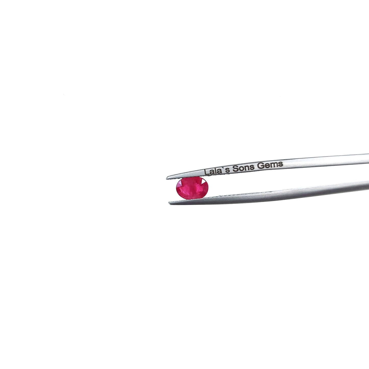 5x7MM Top Most Quality 100% Natural Ruby Mozambique Heated Oval Cut Loose Gemstones for Jewelry Making
