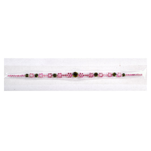 100% Natural Pink Green Tourmaline Fine Quality Gemstones 3.23cts, 3.80cts Mixed Sizes in Round Shape for Bracelet Making of Silver & Gold