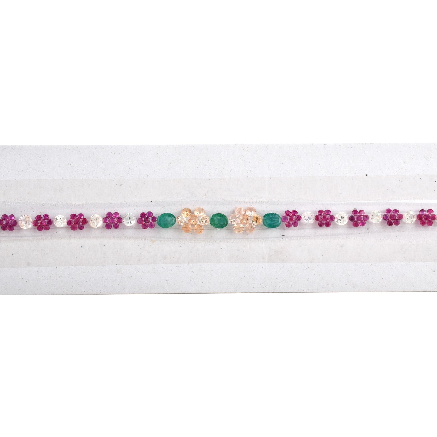 Fine Quality 100% Natural Ruby, Emerald and Yellow Sapphire Gemstones 1.6-1.8mm in Round, Oval Shape for Bracelet Making of Silver & Gold