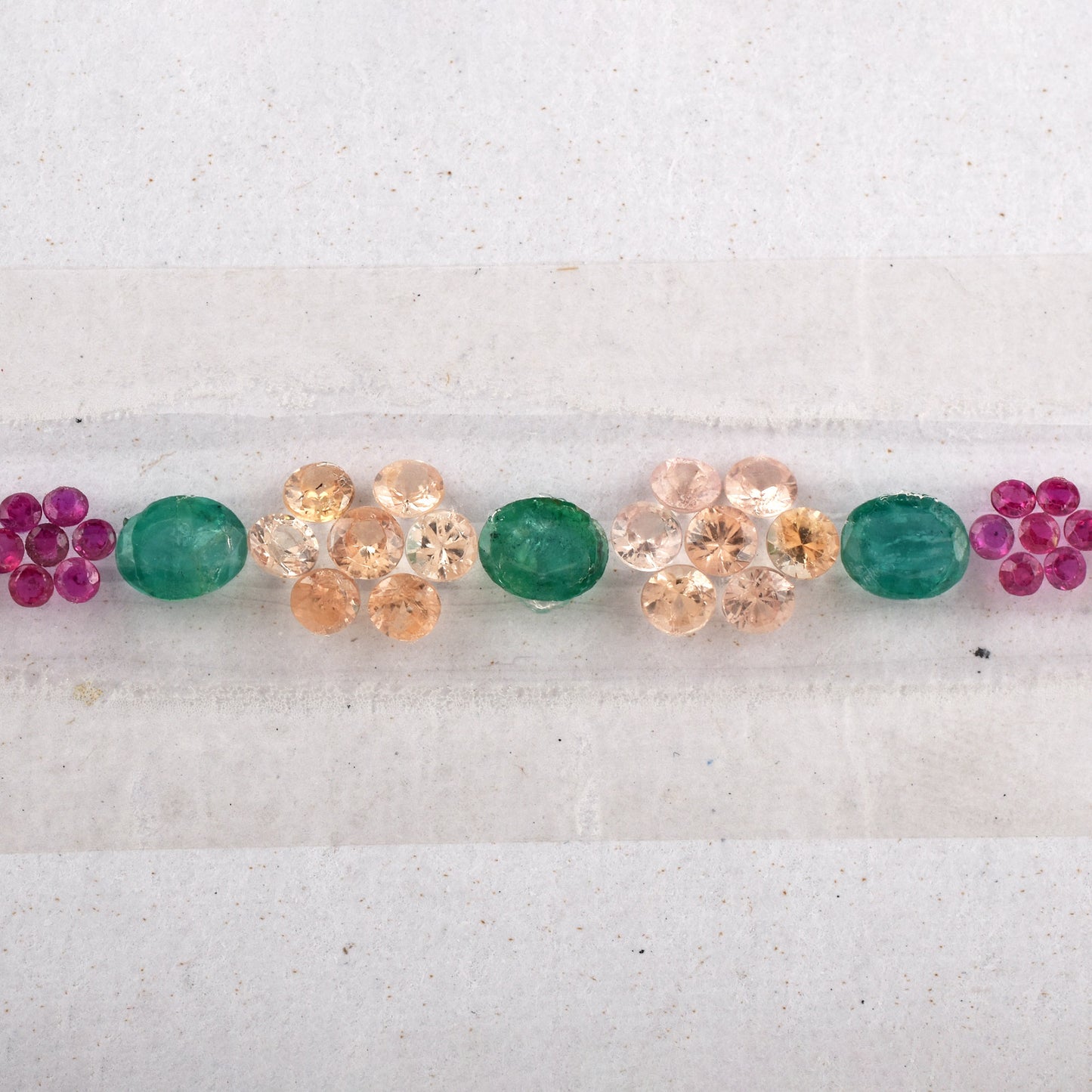 Fine Quality 100% Natural Ruby, Emerald and Yellow Sapphire Gemstones 1.6-1.8mm in Round, Oval Shape for Bracelet Making of Silver & Gold